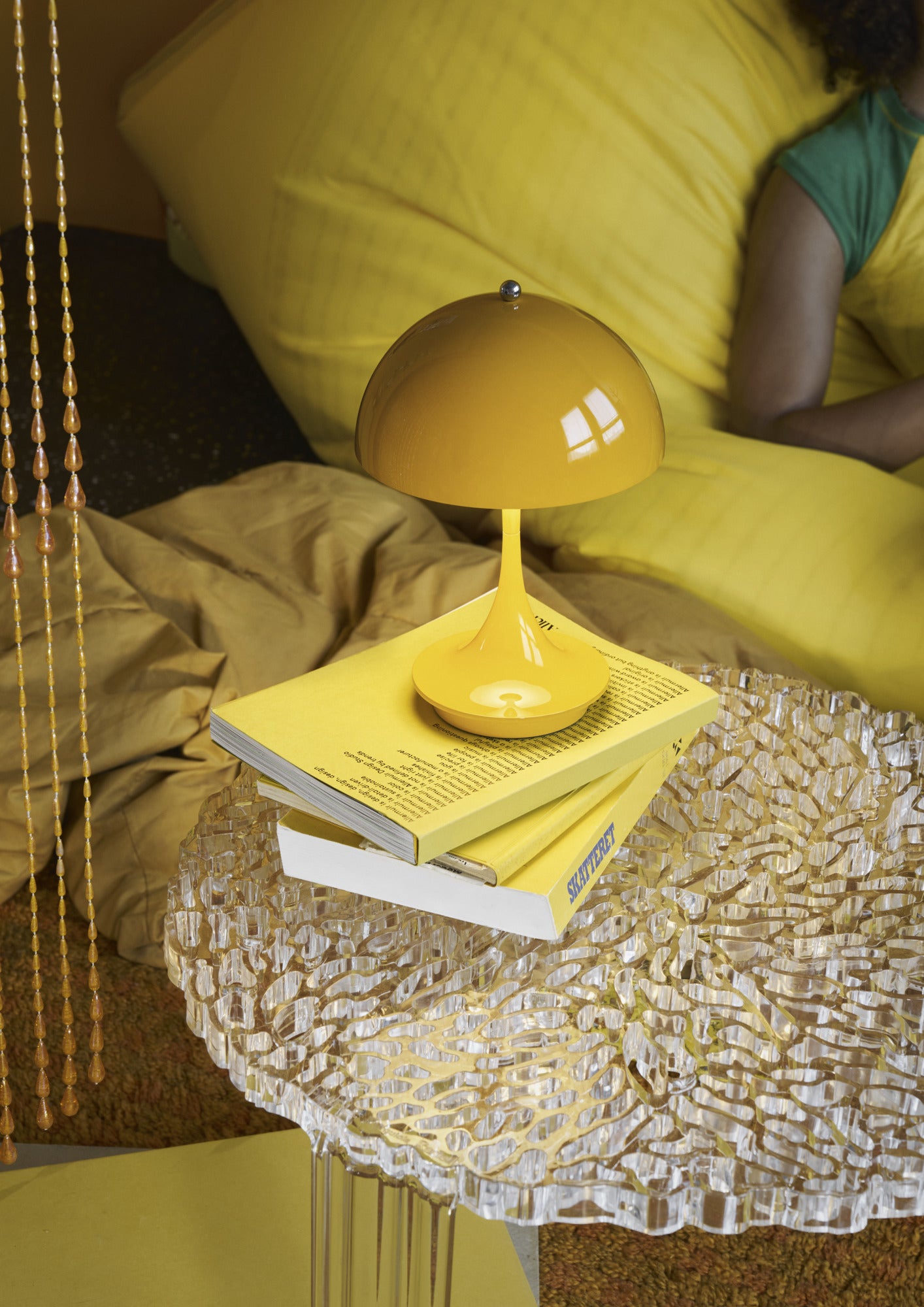 Lampa przenośna PANTHELLA 160 żółty