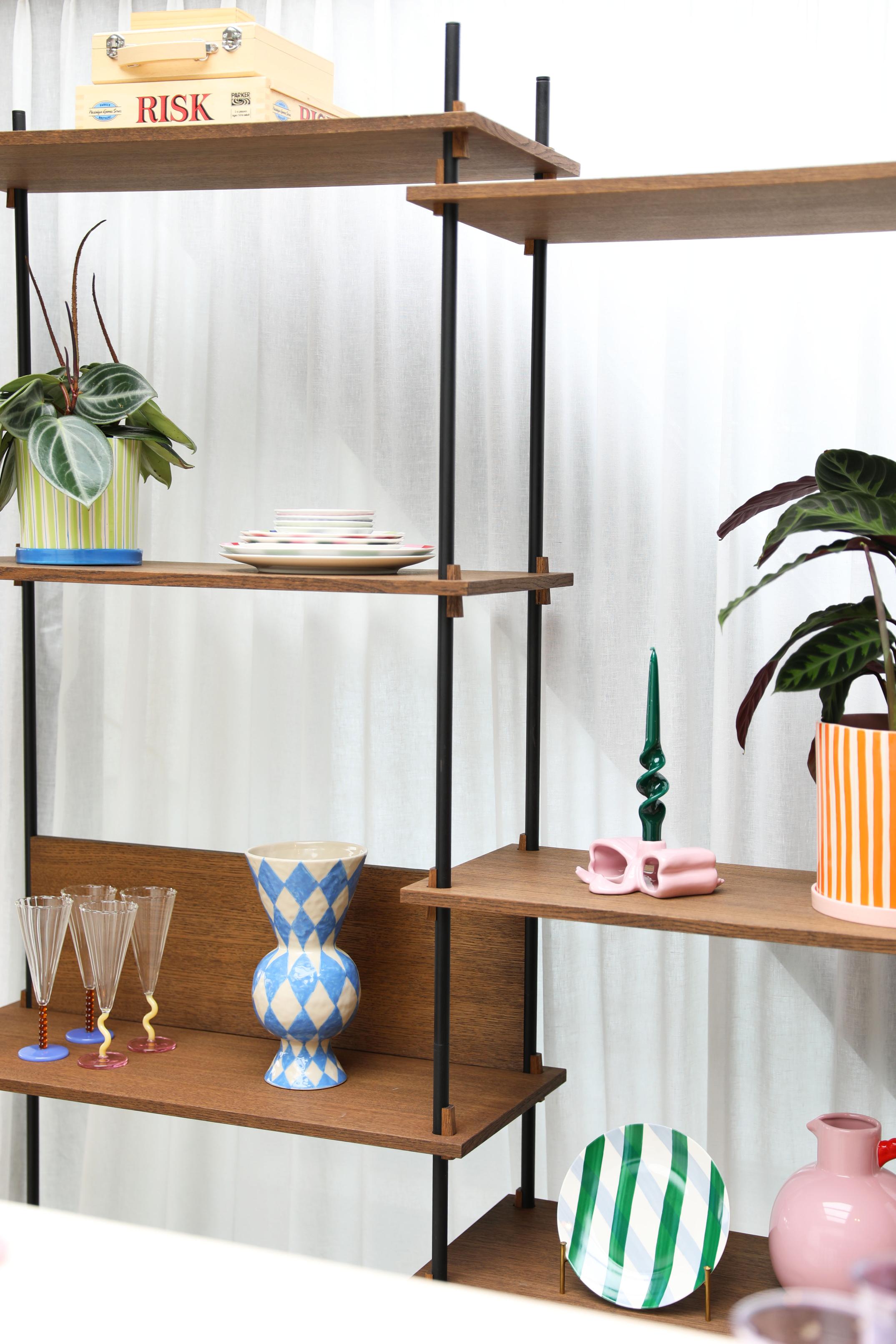 Świecznik RIBBON różowy