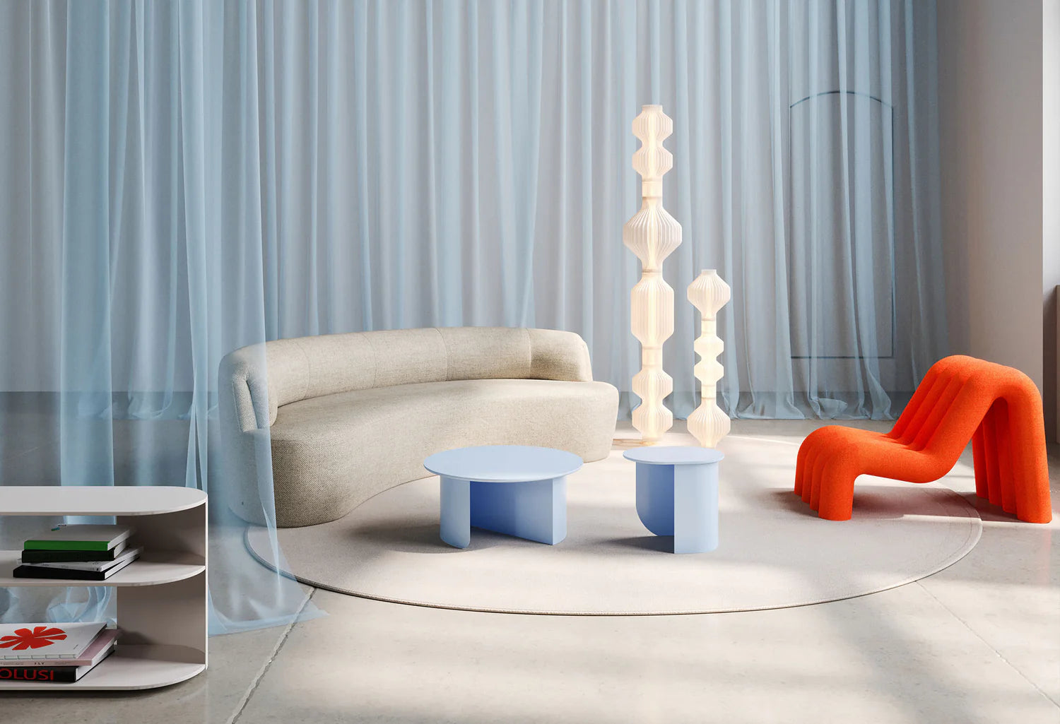 Stolik kawowy PLATEAU piaskowy