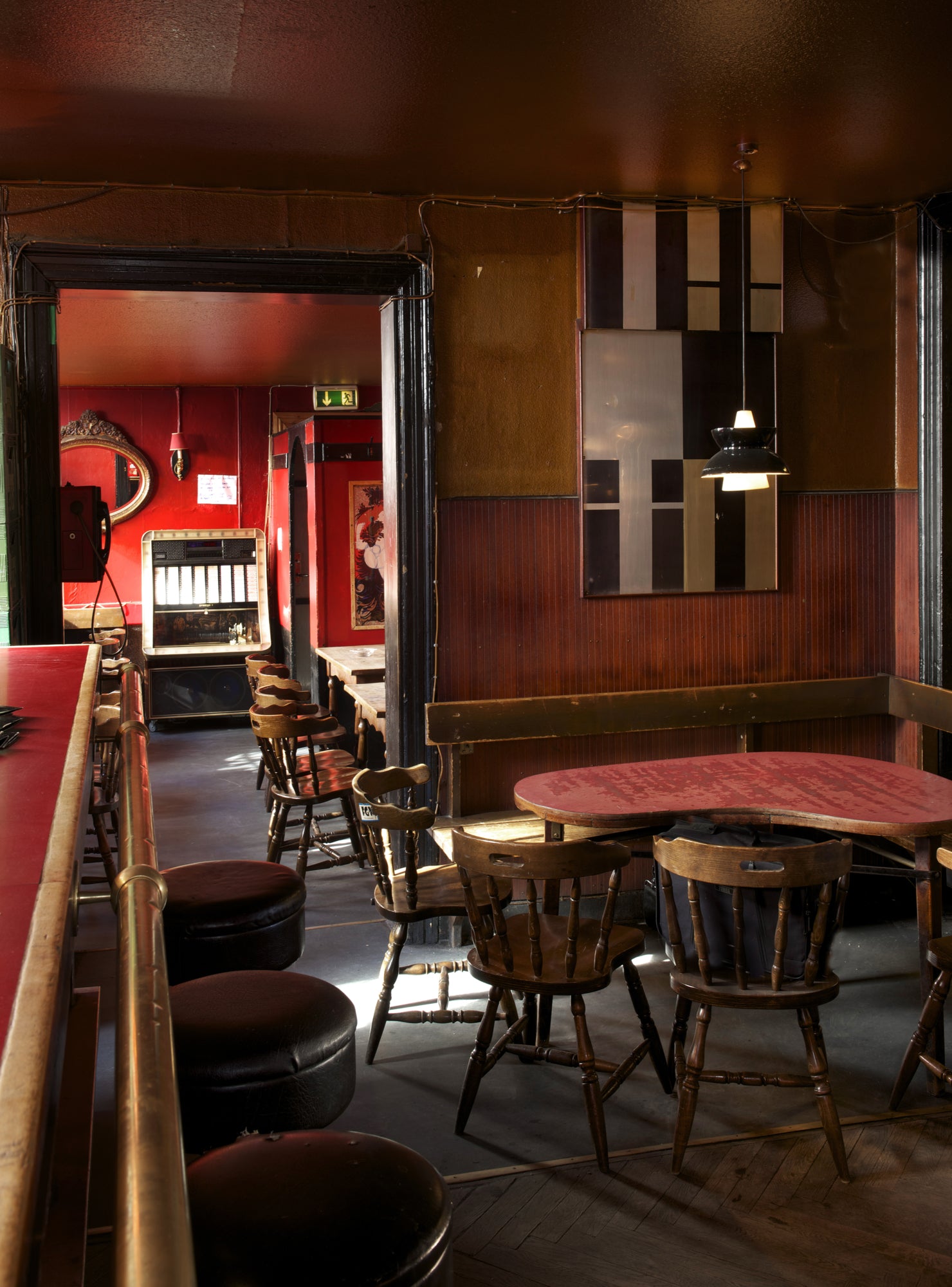 Lampa wisząca DOO-WOP biały z ciemnoszarym wykończeniem