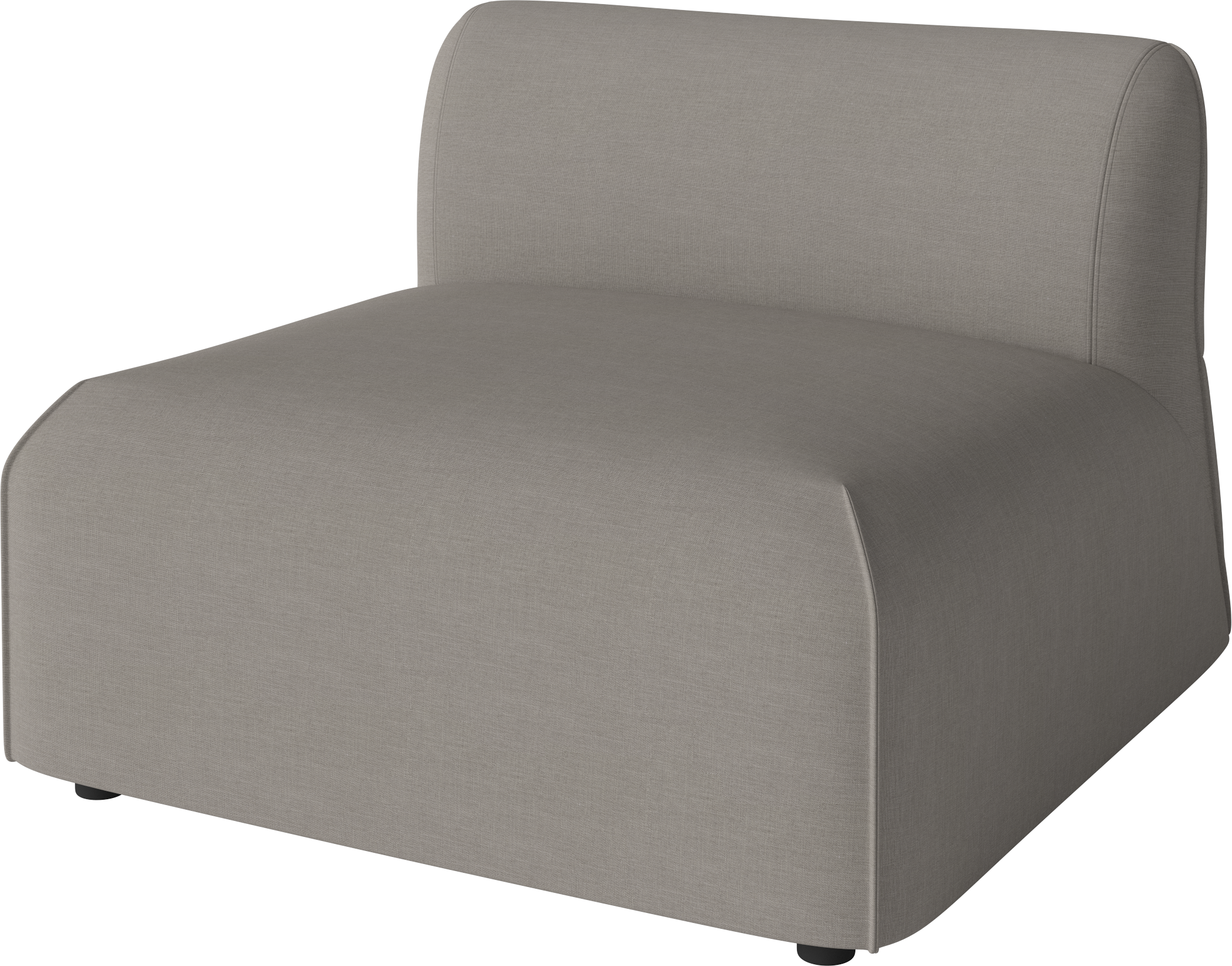 Sofa zewnętrzna modułowa ARKE - moduł środkowy tapicerowany
