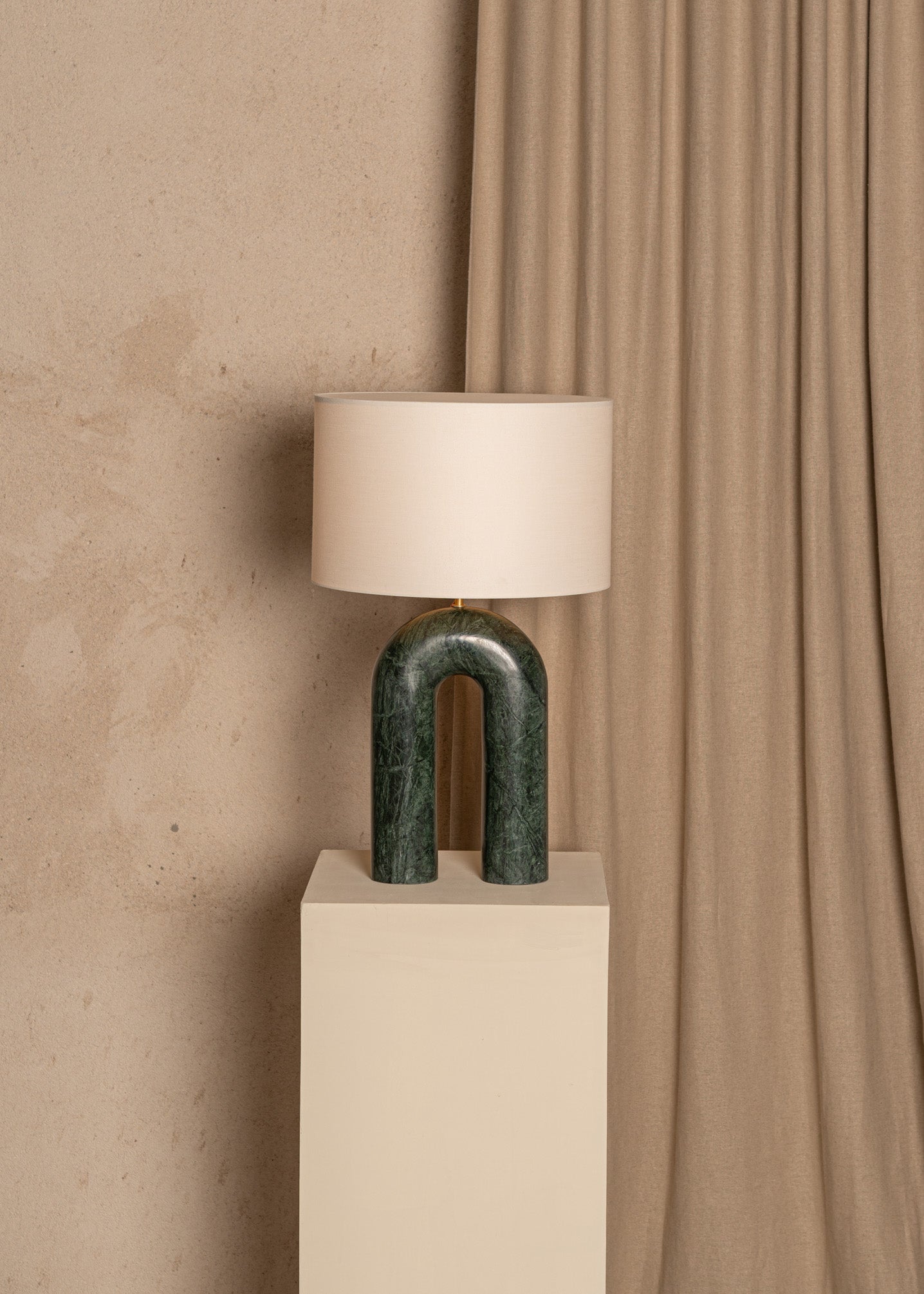 Tischlampe ARKO grüner Marmor