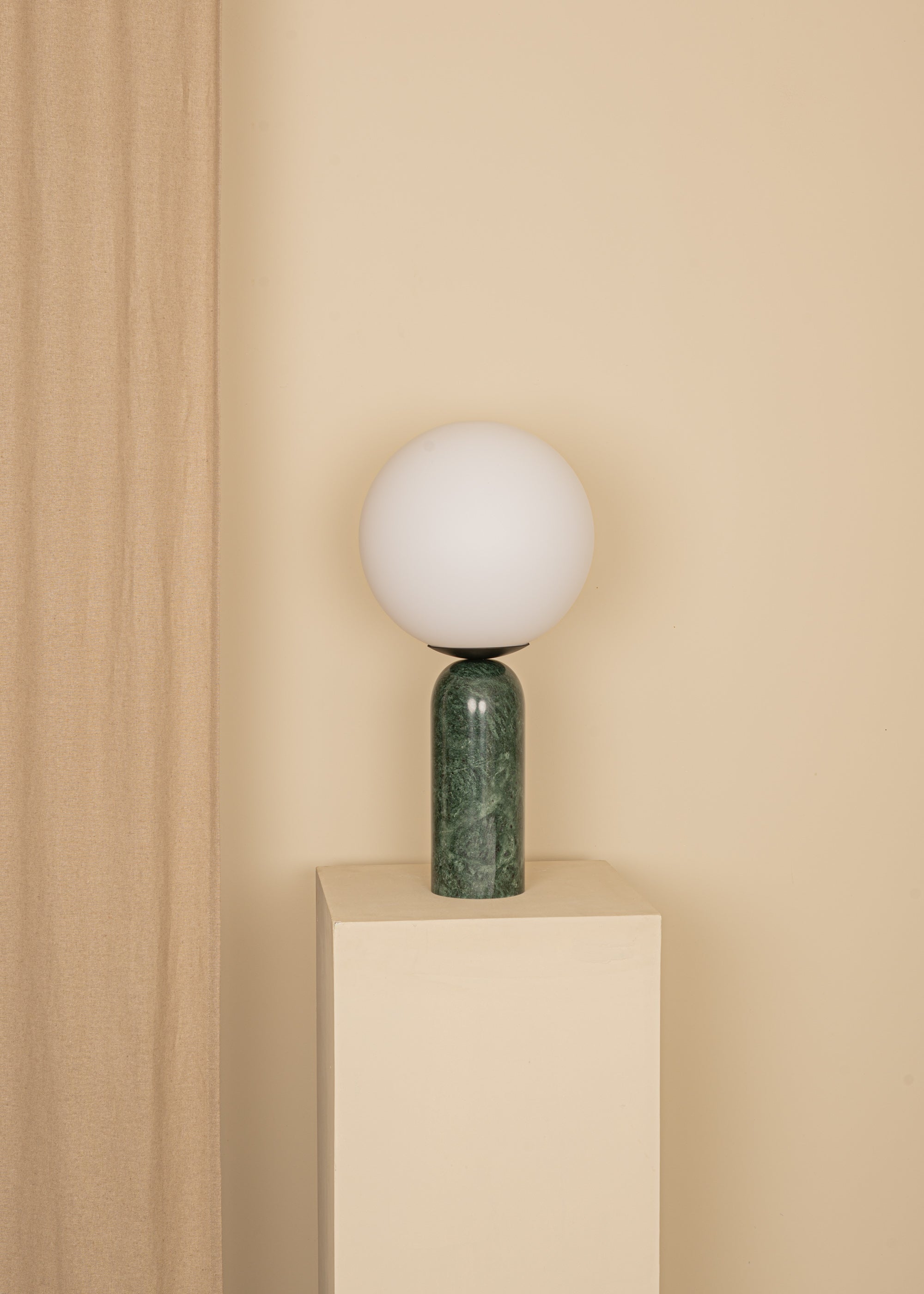 ATLAS Table Lamp Green Marble
