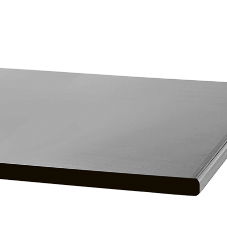 BAGUETTE Tisch mit weißem Aluminiumgestell