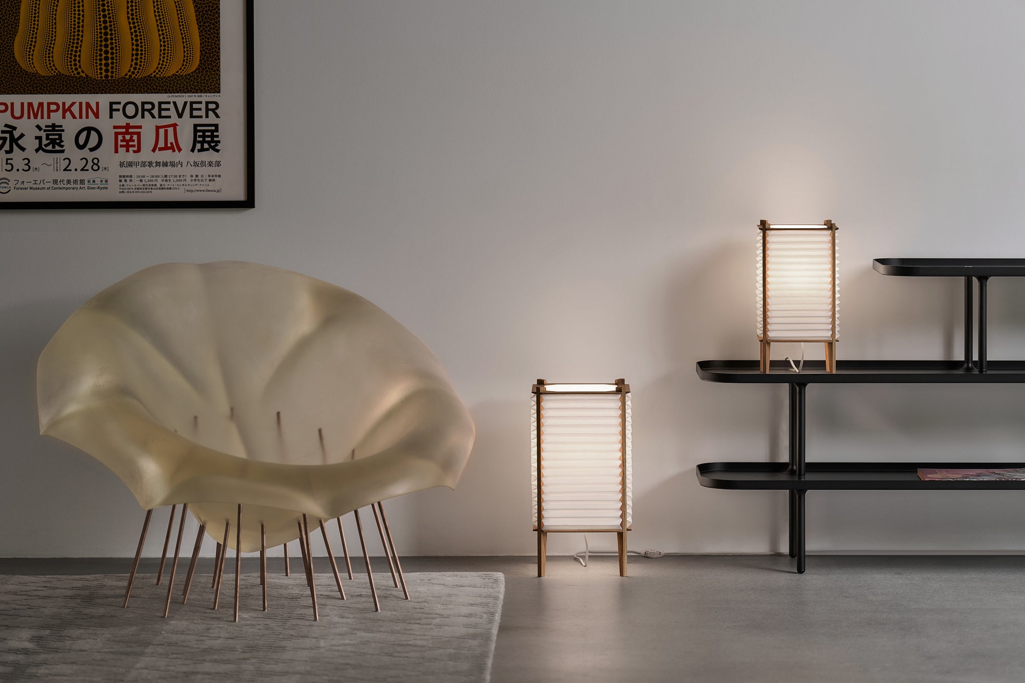 Lampa stołowa MODEL 303 BEE HIVE biały