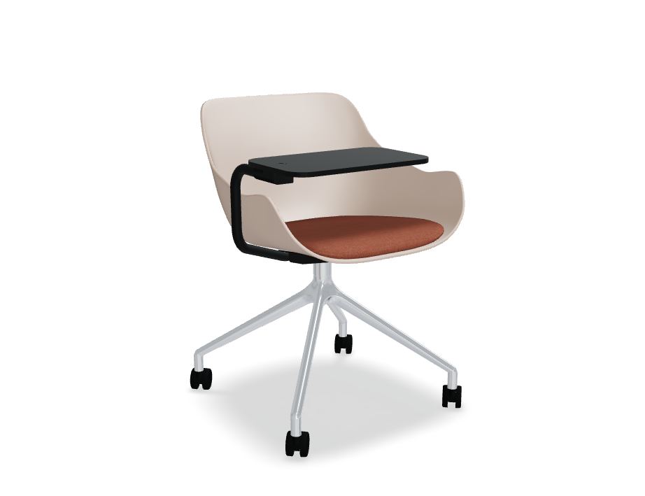 Rotary chair with Baltic Remix Foilled Aluminum