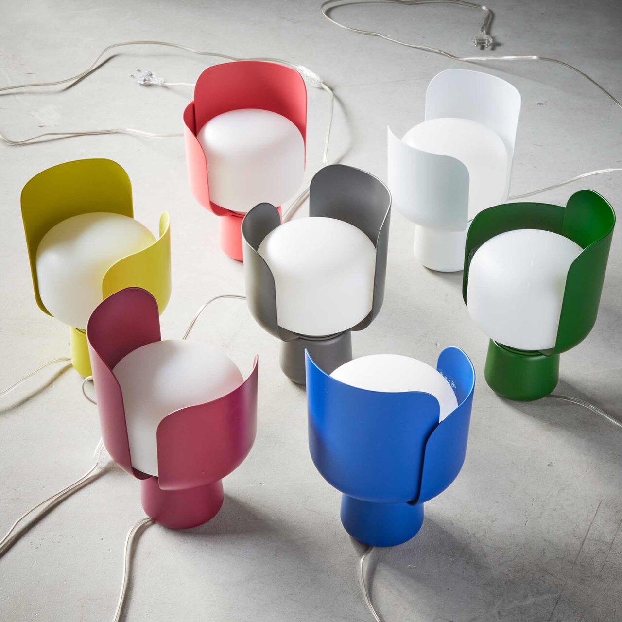 Lampa stołowa BLOM kobaltowy