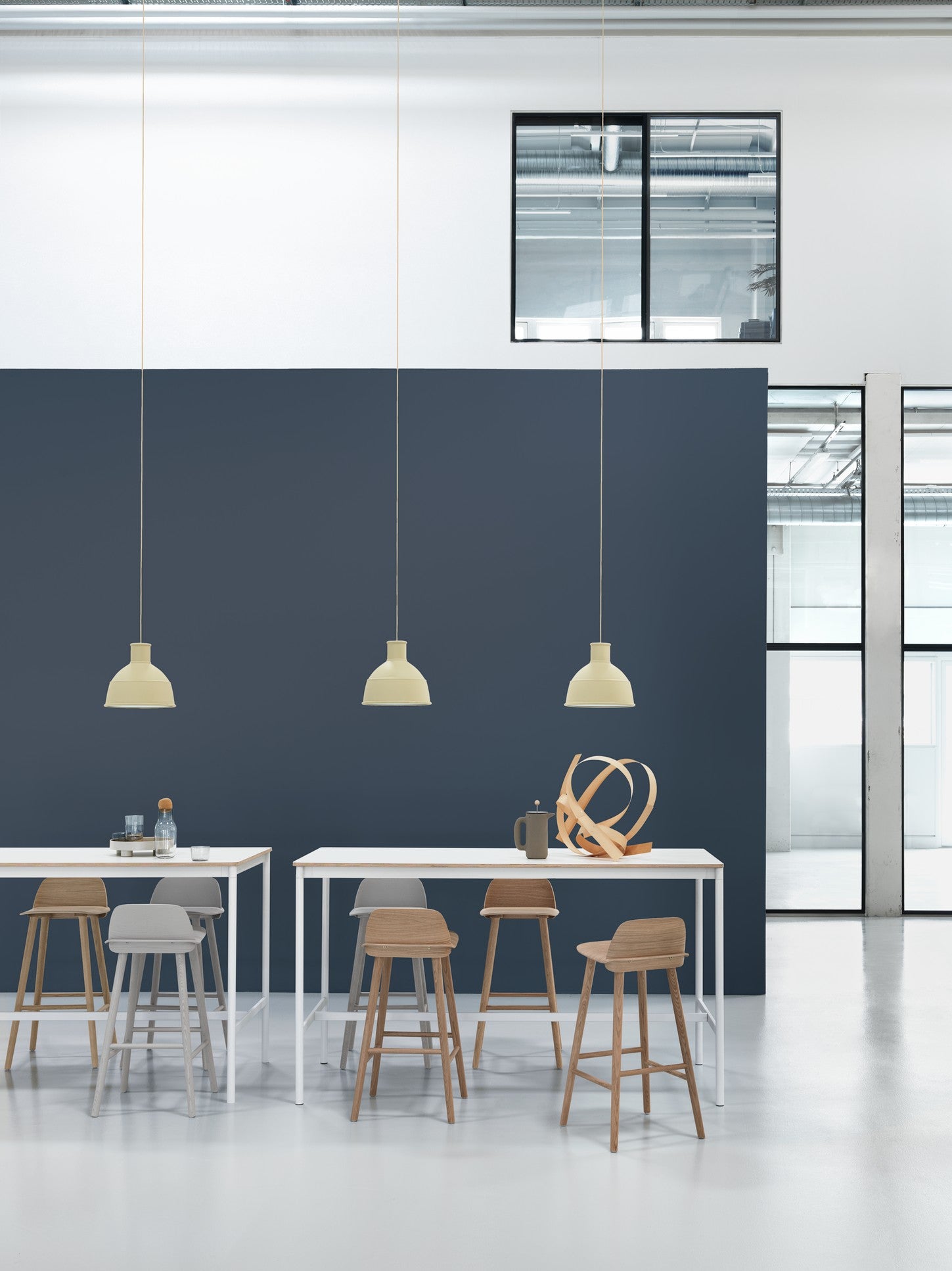 Lampa wisząca UNFOLD jasnoszary