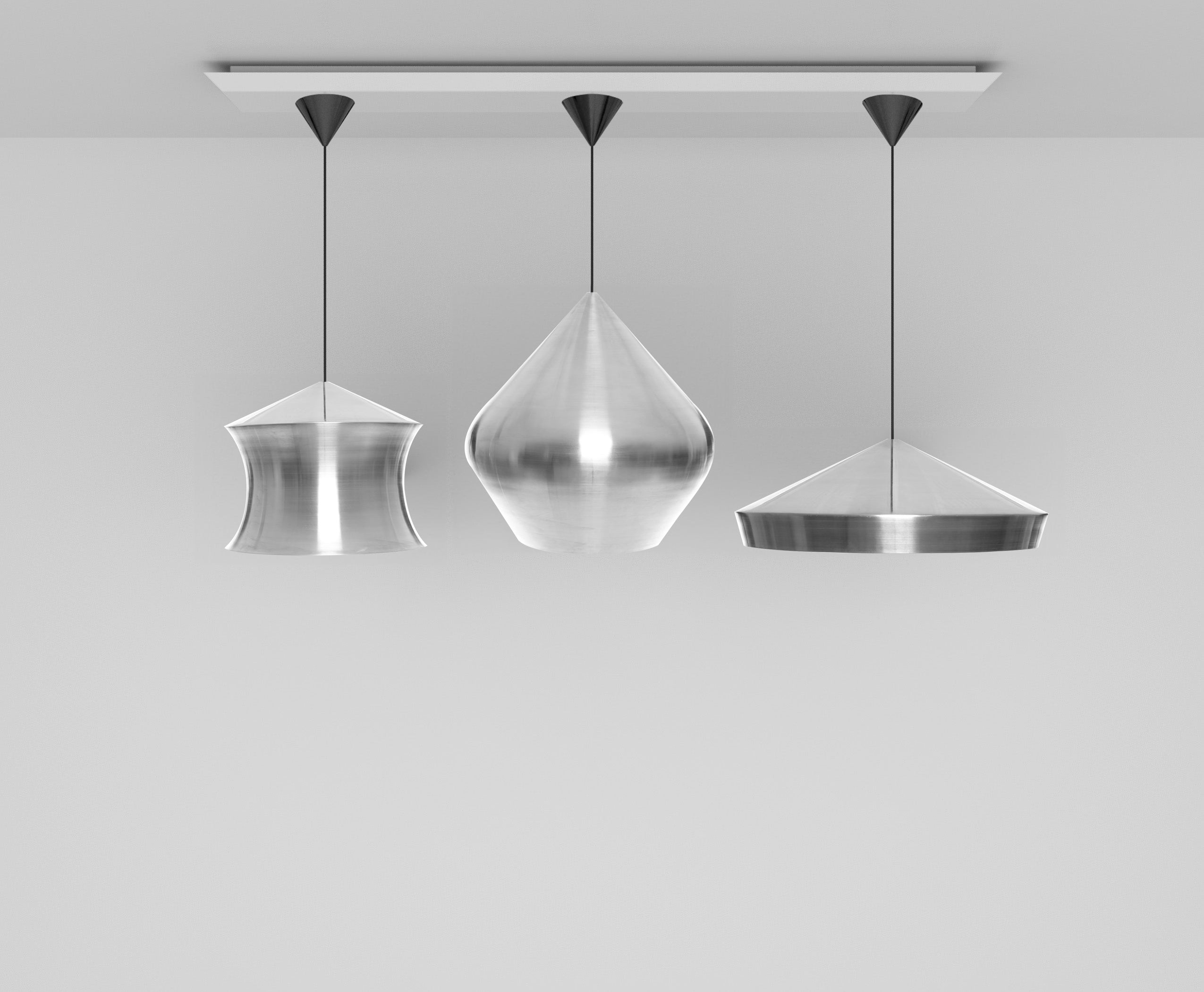 Hängelampe UNBEATEN FLAT silber