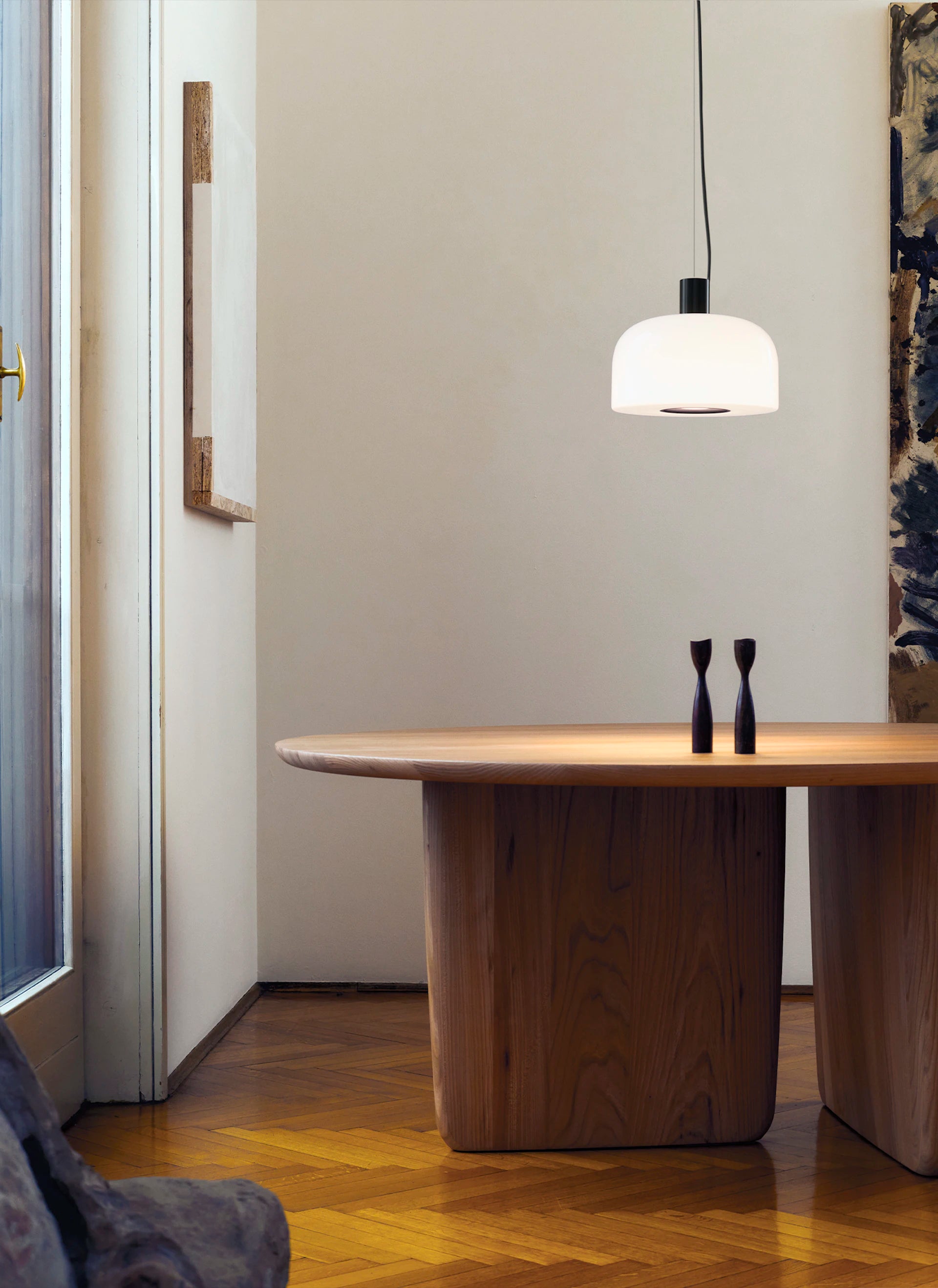 Lampa wisząca BELLHOP GLASS brązowy