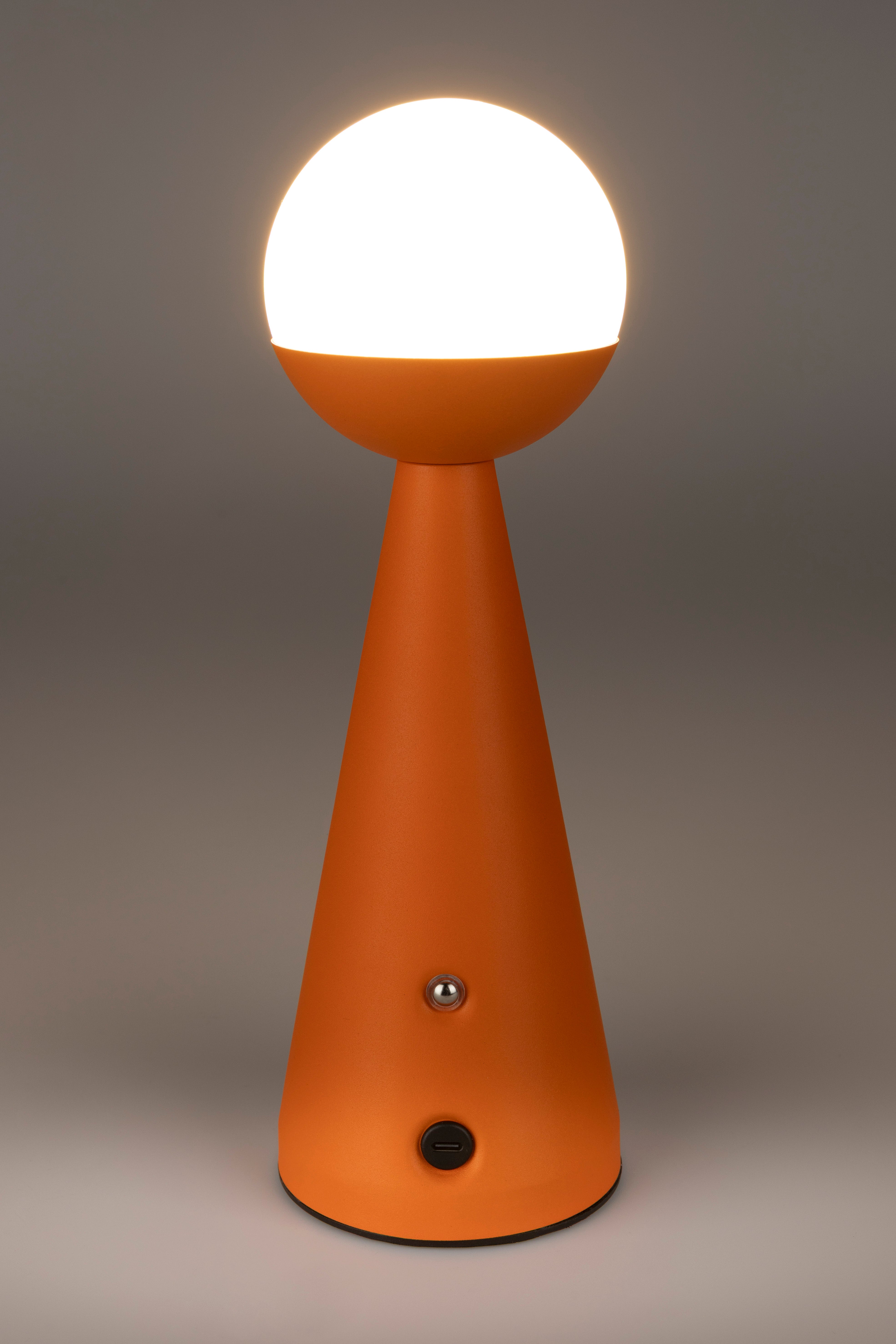 Tragbare Lampe BELLO orange