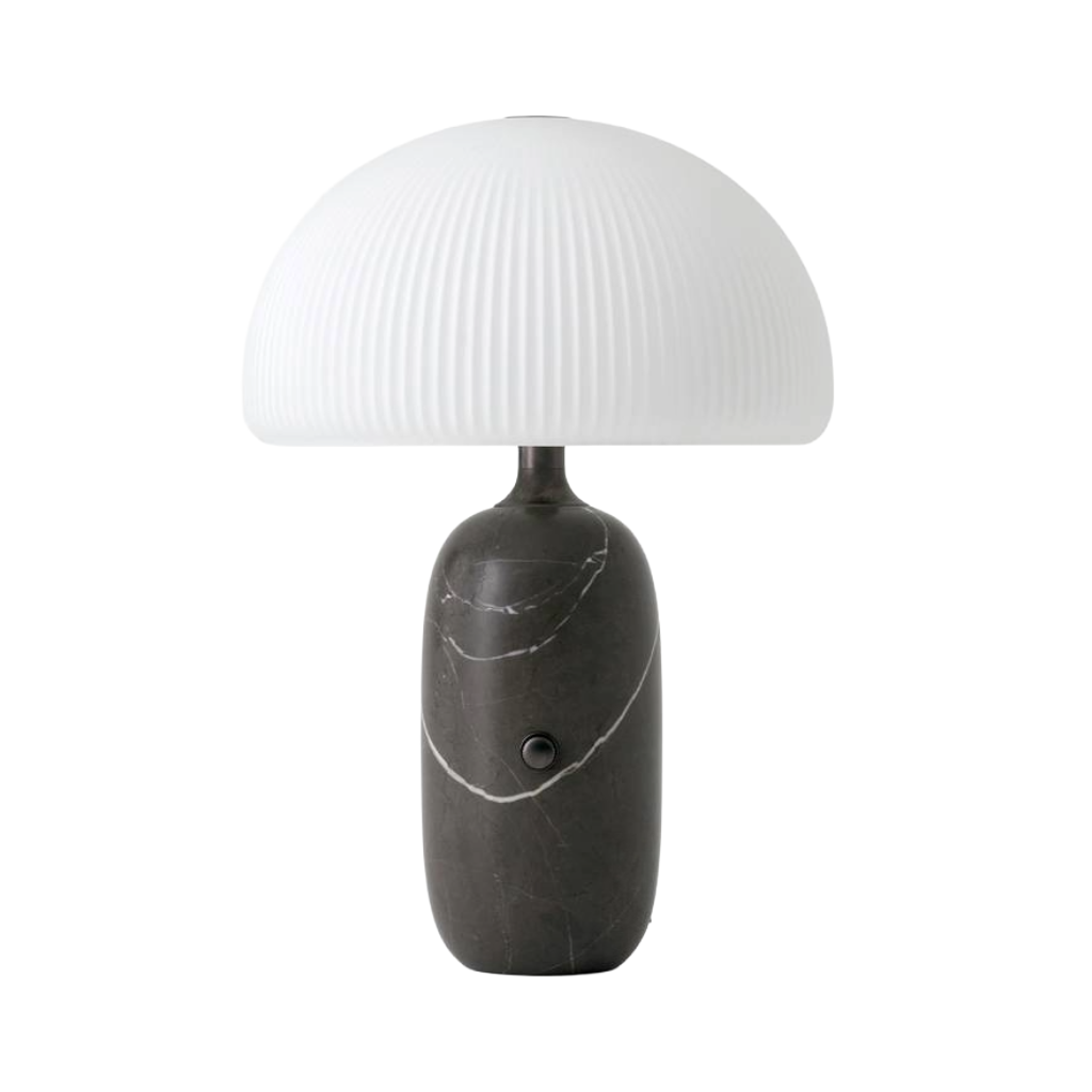 Lampa stołowa SCULPTURE szary marmur