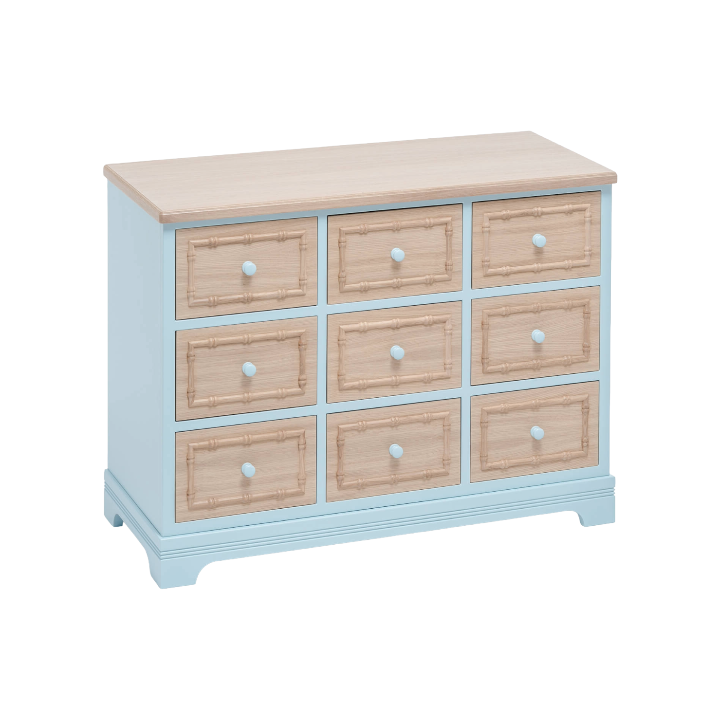 SOFIA 9 Chest of Drawers Blue