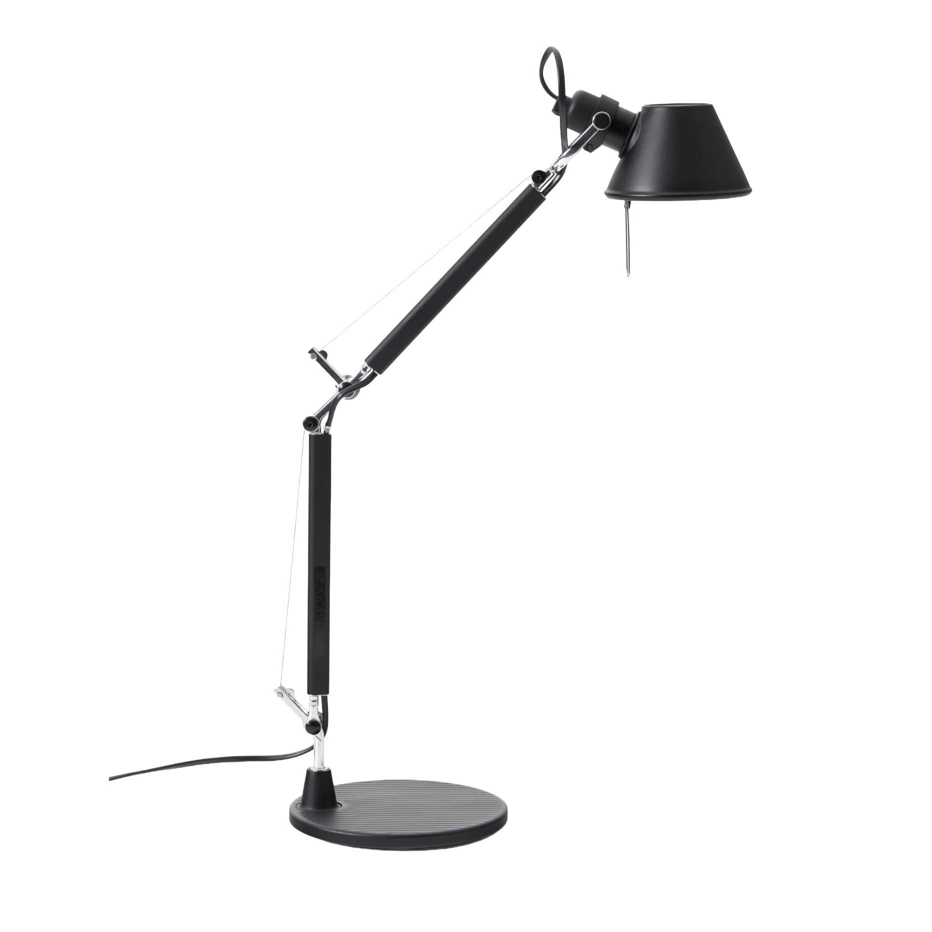 Lampa biurkowa regulowana TOLOMEO MICRO matowy czarny