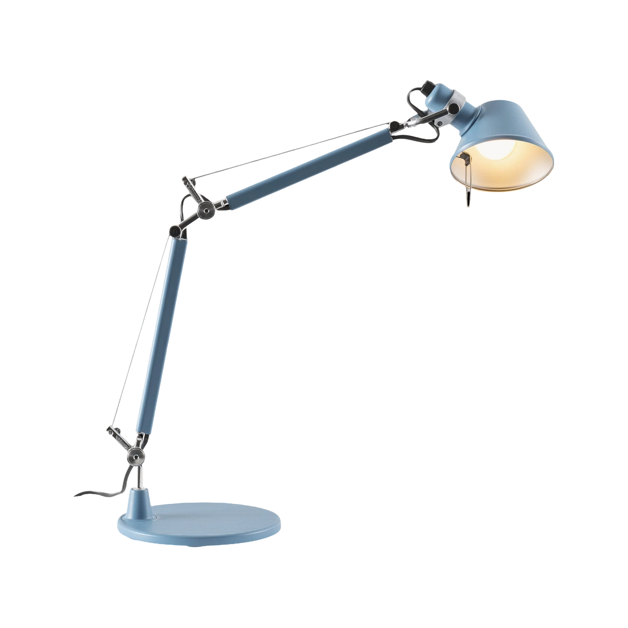 Adjustable Desk Lamp TOLOMEO MICRO COLOR MATTE Light Blue