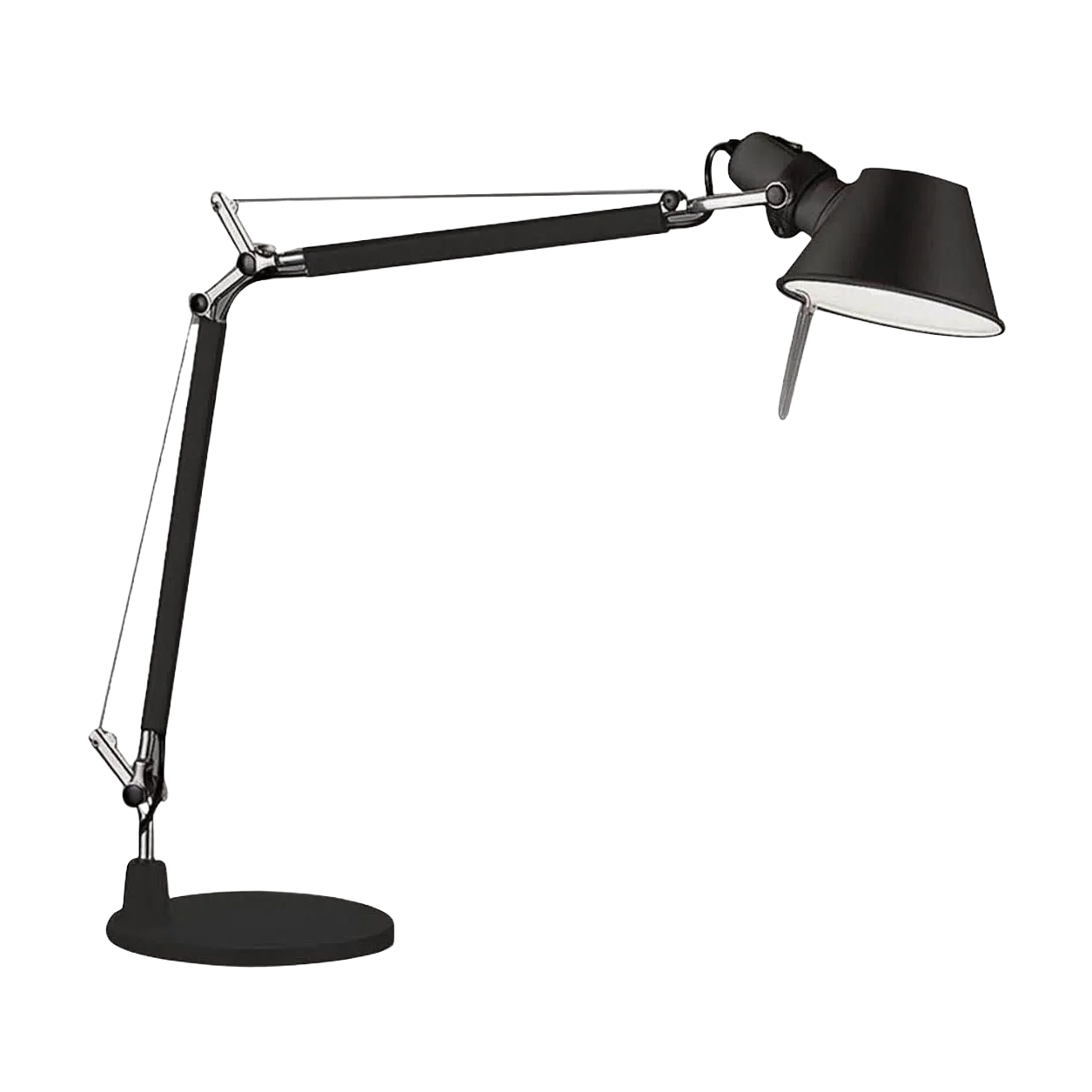 Schreibtischlampe verstellbar TOLOMEO MINI schwarz