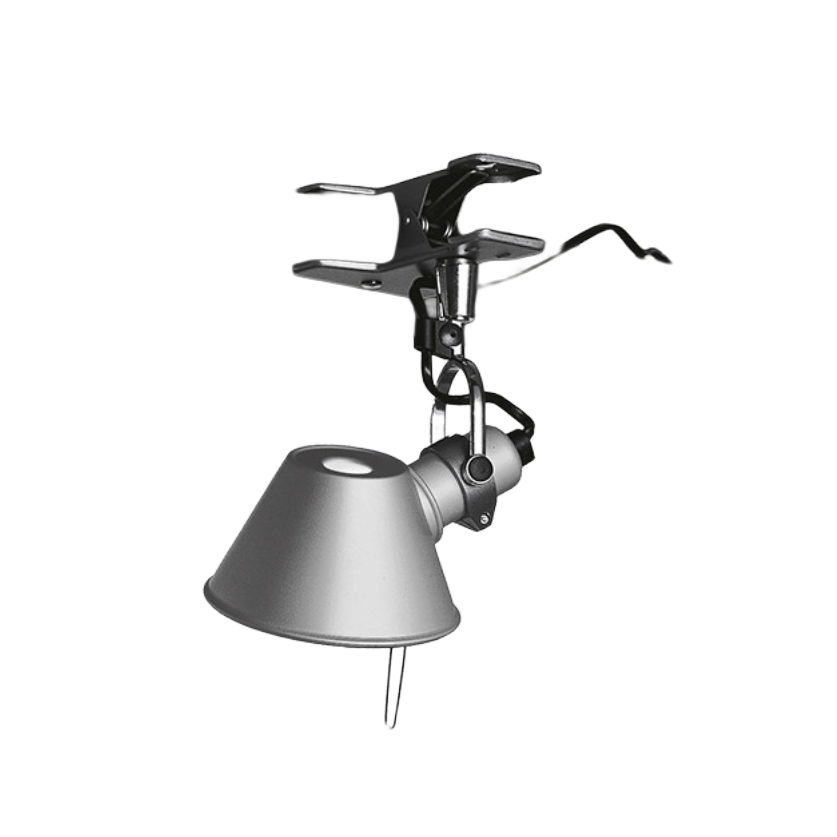 Lampa z klipsem TOLOMEO PINZA MICRO aluminium