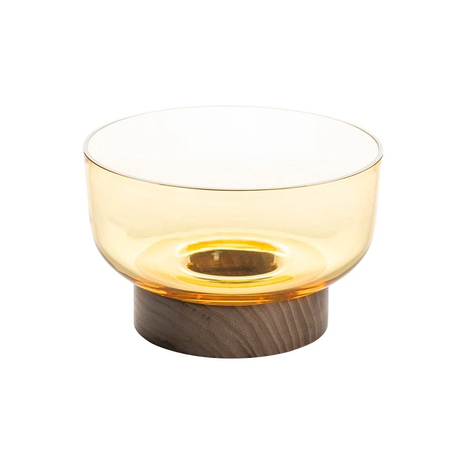 Misa BONTA yellow with wooden base