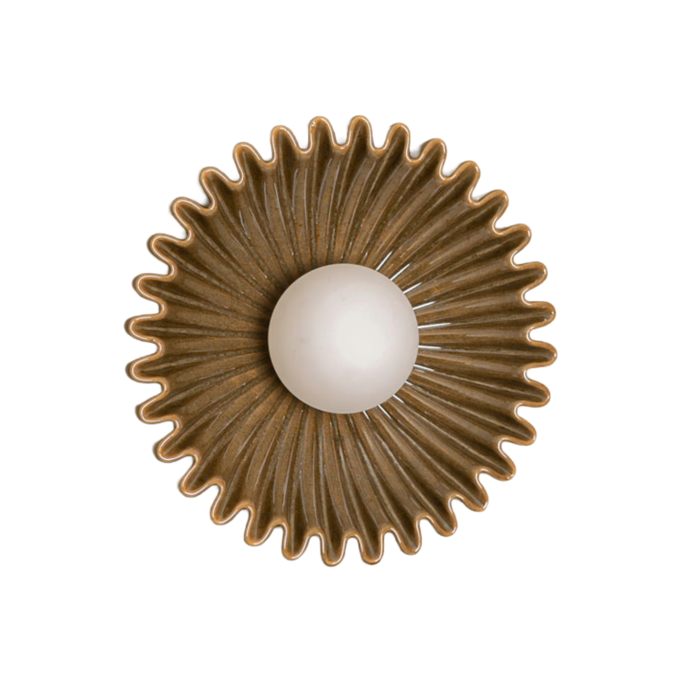 Kinkiet ceramiczny OSTRO zielony