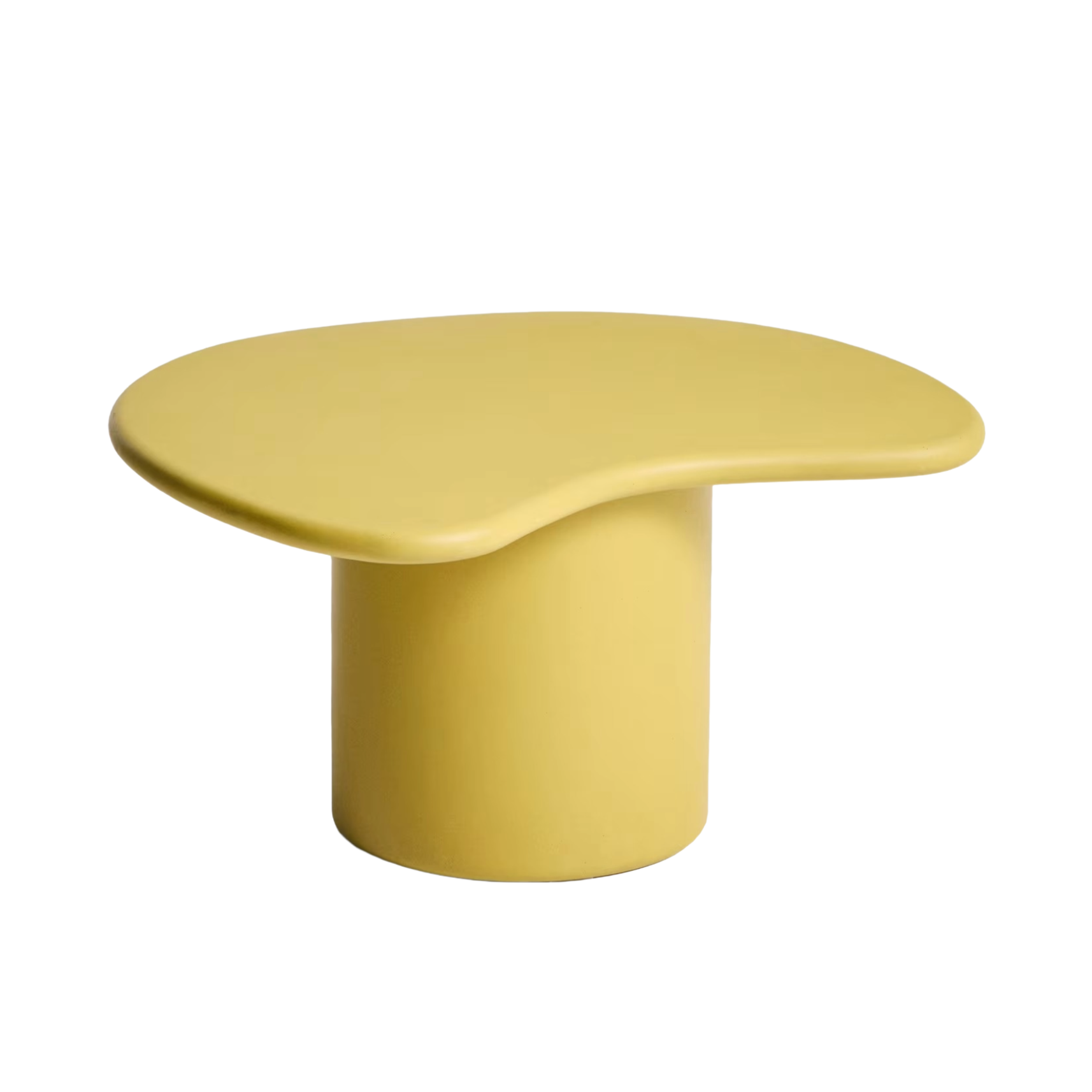 Mustard Cement Outdoor Coffee Table MACARELLA