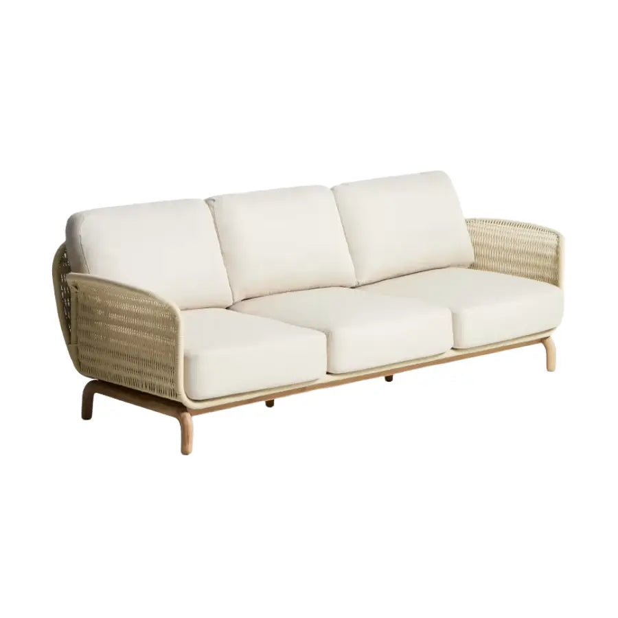 Sofa ogrodowa 3-osobowa ALIPA beżowy – Kave Home