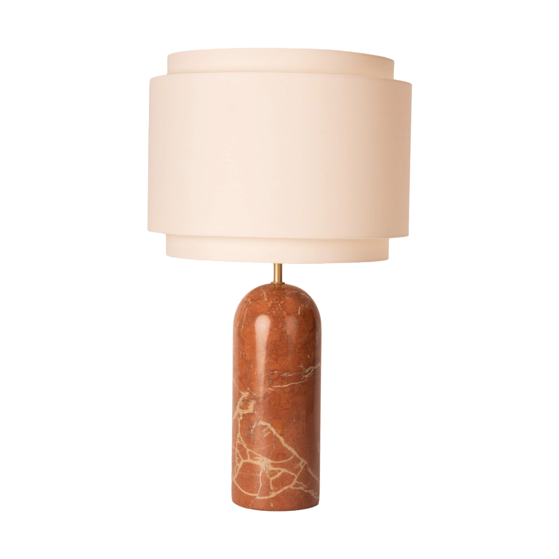 Lampa stołowa PURA DOUBLE czerwony marmur
