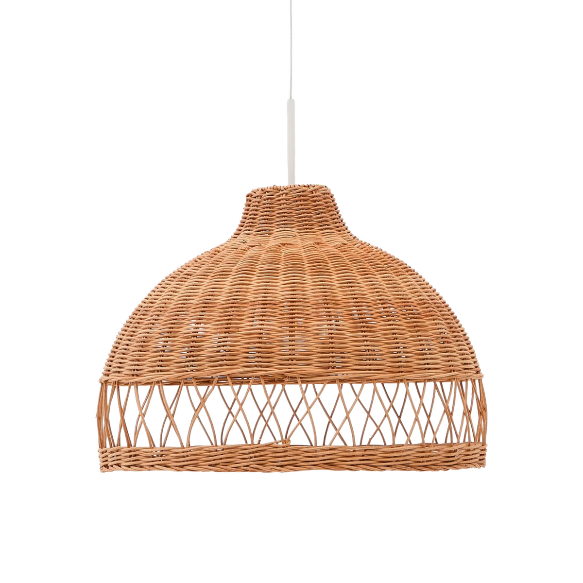 Abażur LOURA naturalny rattan