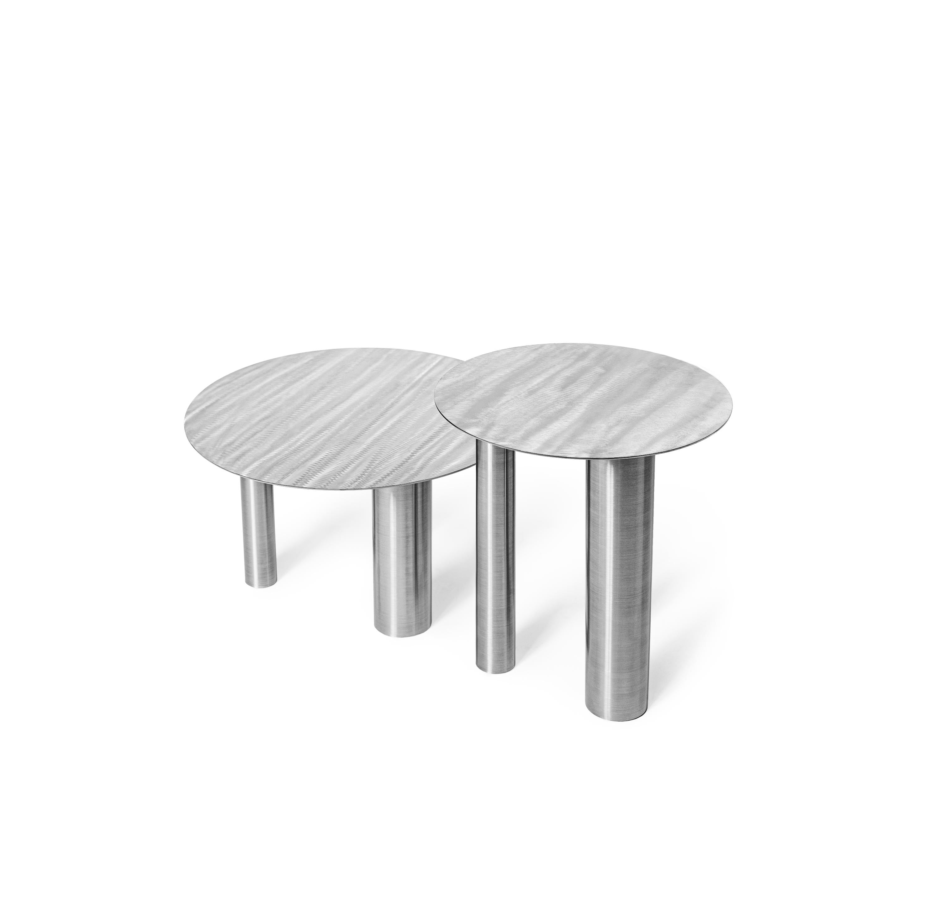 Kaffeetisch BRANDT CS1 aus Stahl