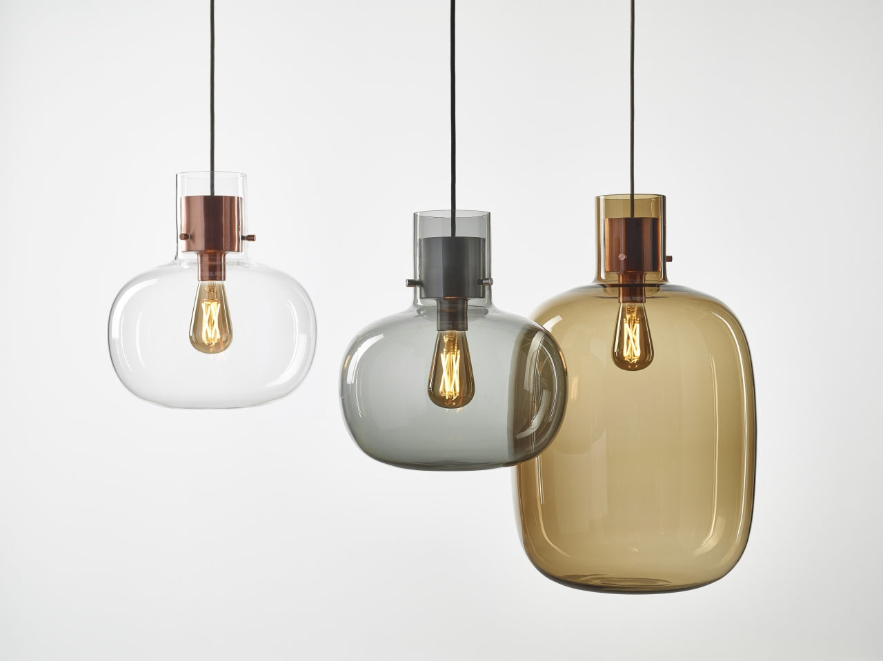 Lampa wisząca AWA LARGE szkło dmuchane