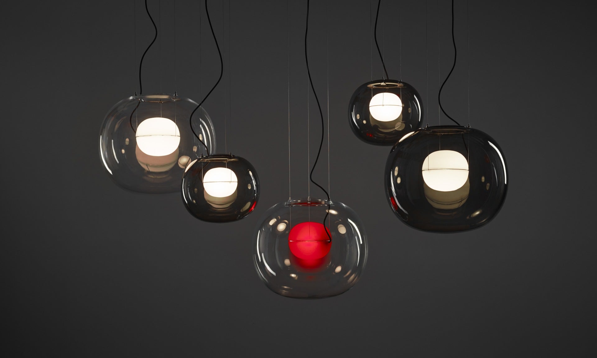 Lampa wisząca BIG ONE dmuchane szkło