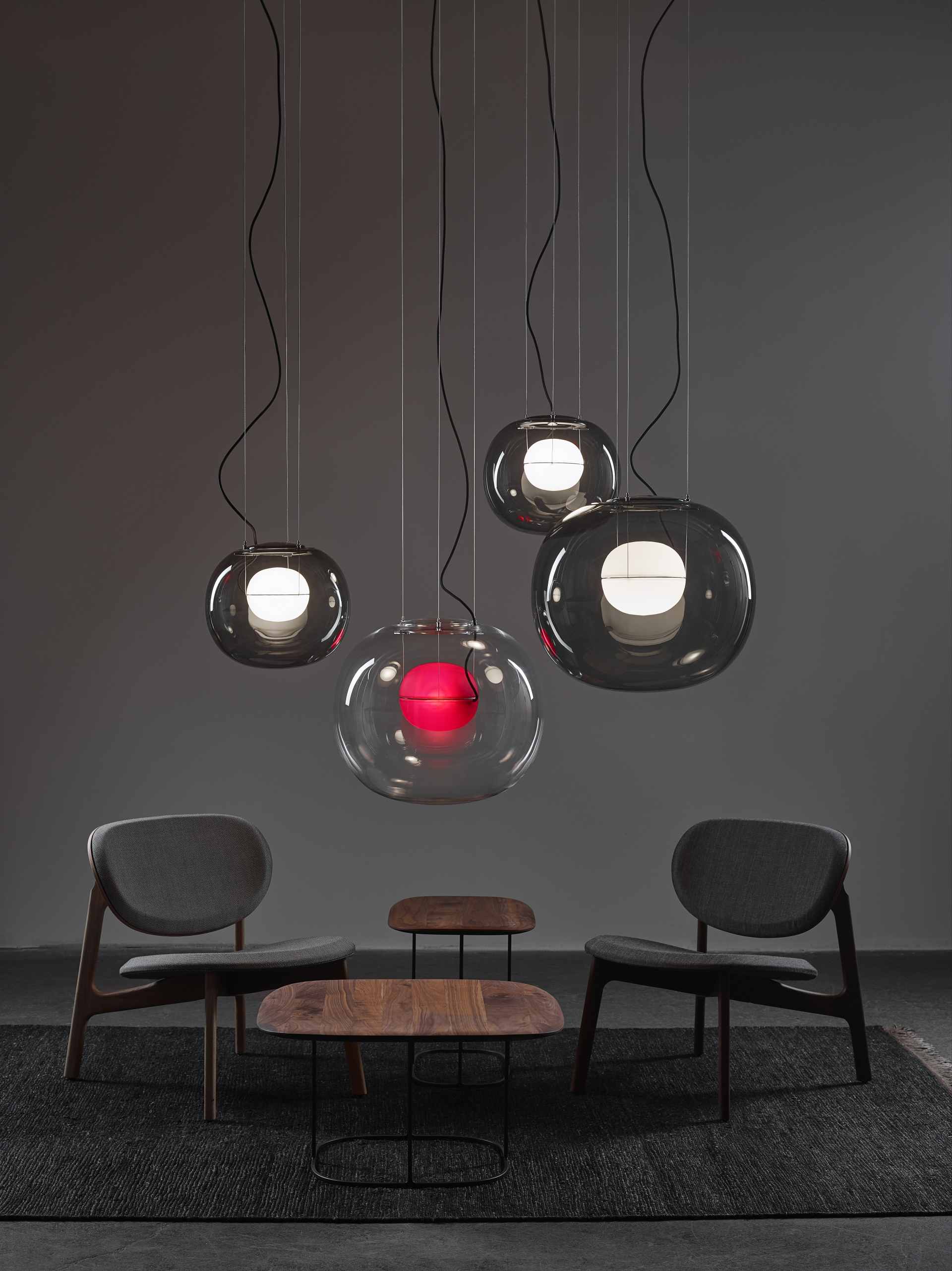 Lampa wisząca BIG ONE dmuchane szkło