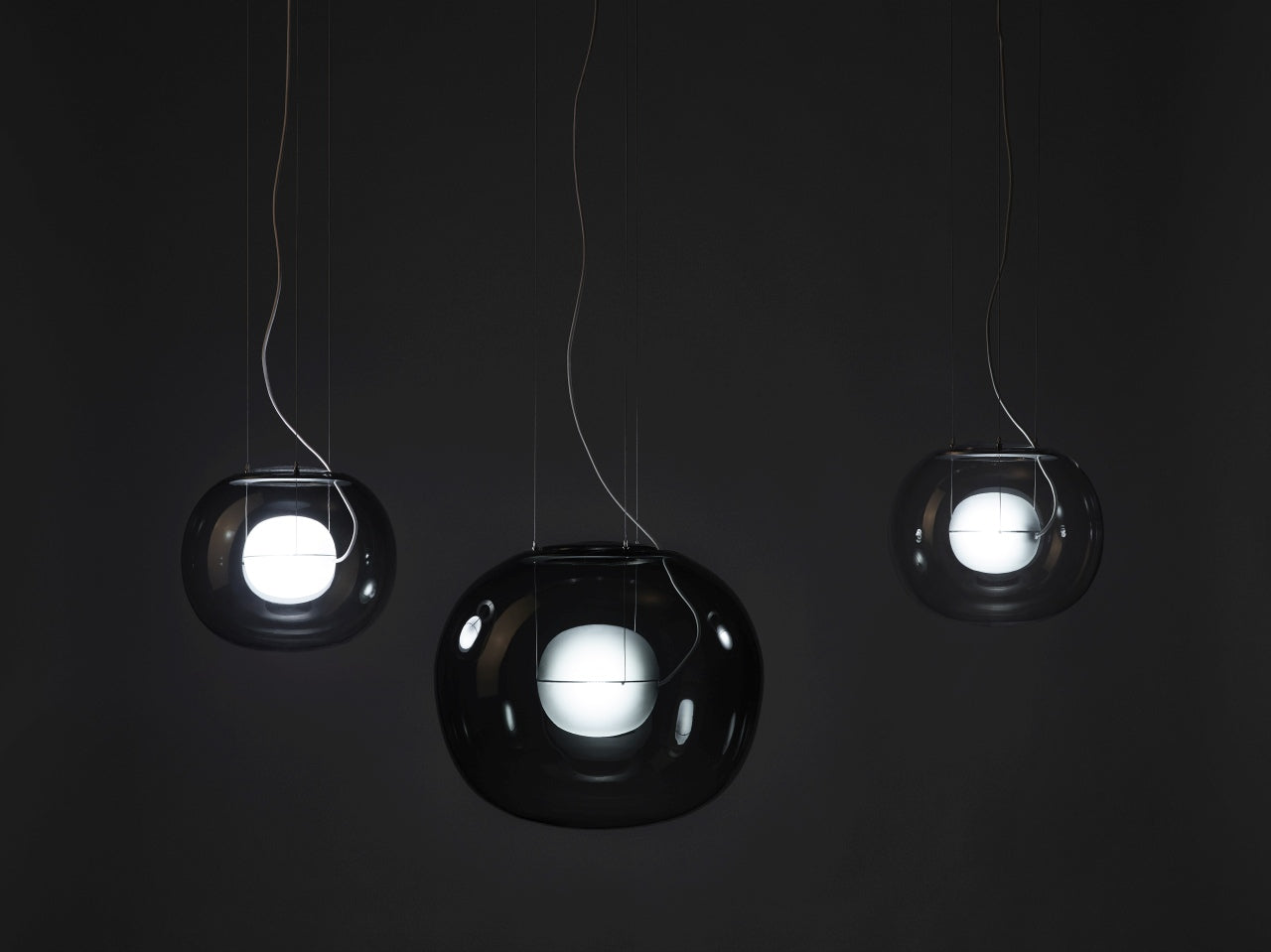 Lampa wisząca BIG ONE dmuchane szkło