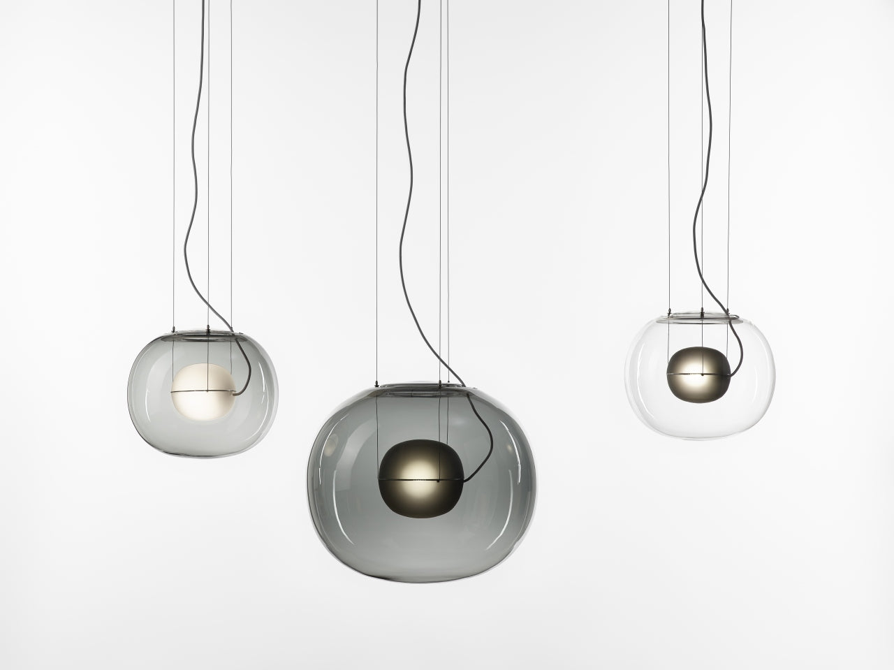 Lampa wisząca BIG ONE dmuchane szkło