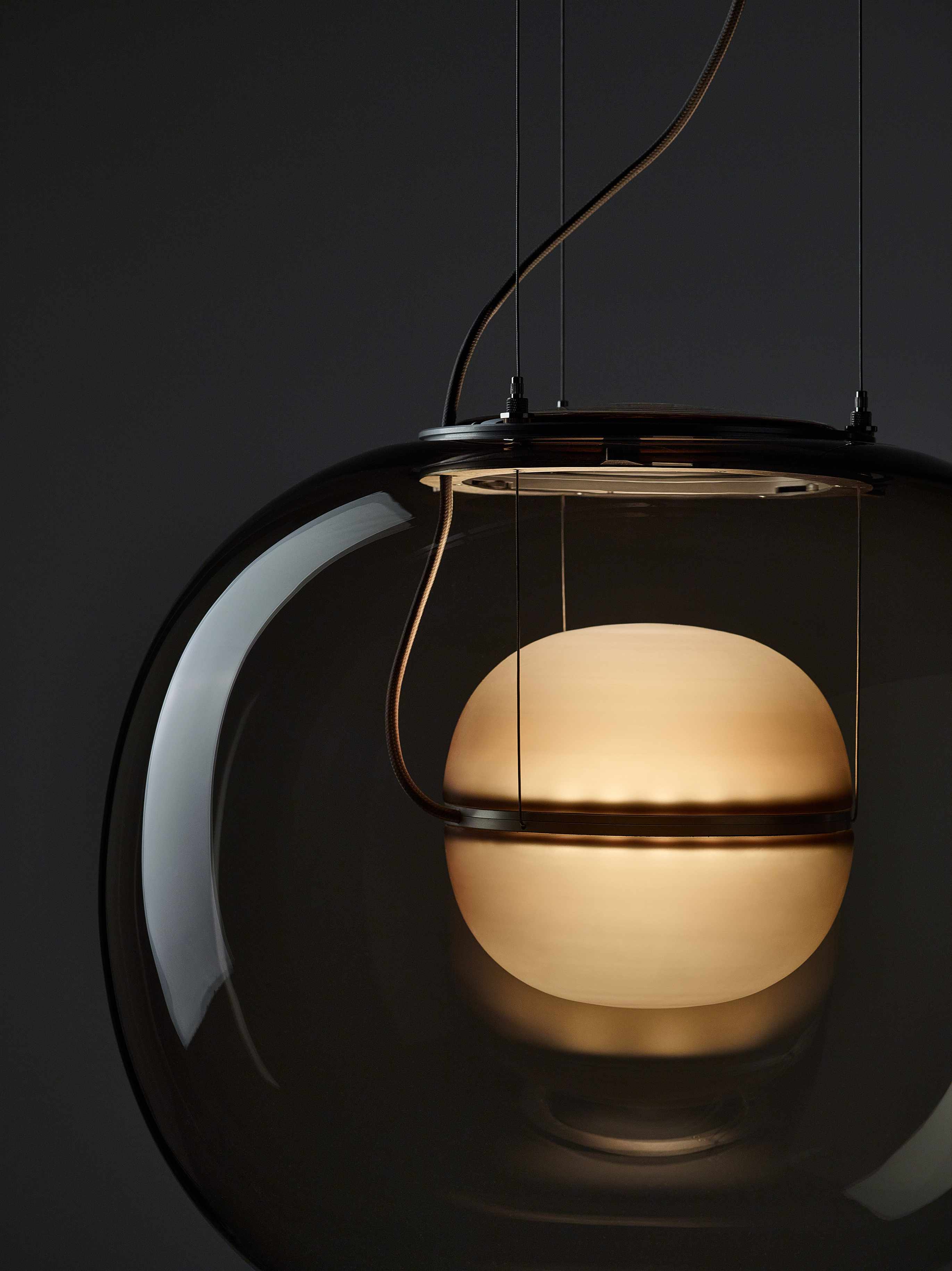 Lampa wisząca BIG ONE dmuchane szkło