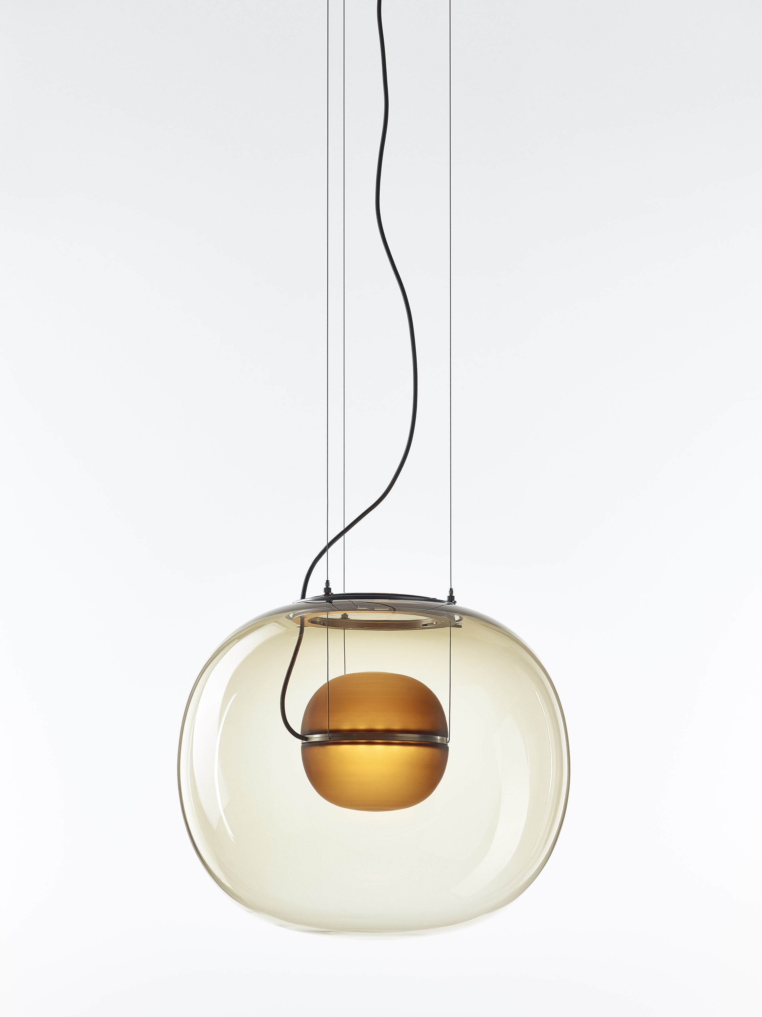 Lampa wisząca BIG ONE dmuchane szkło