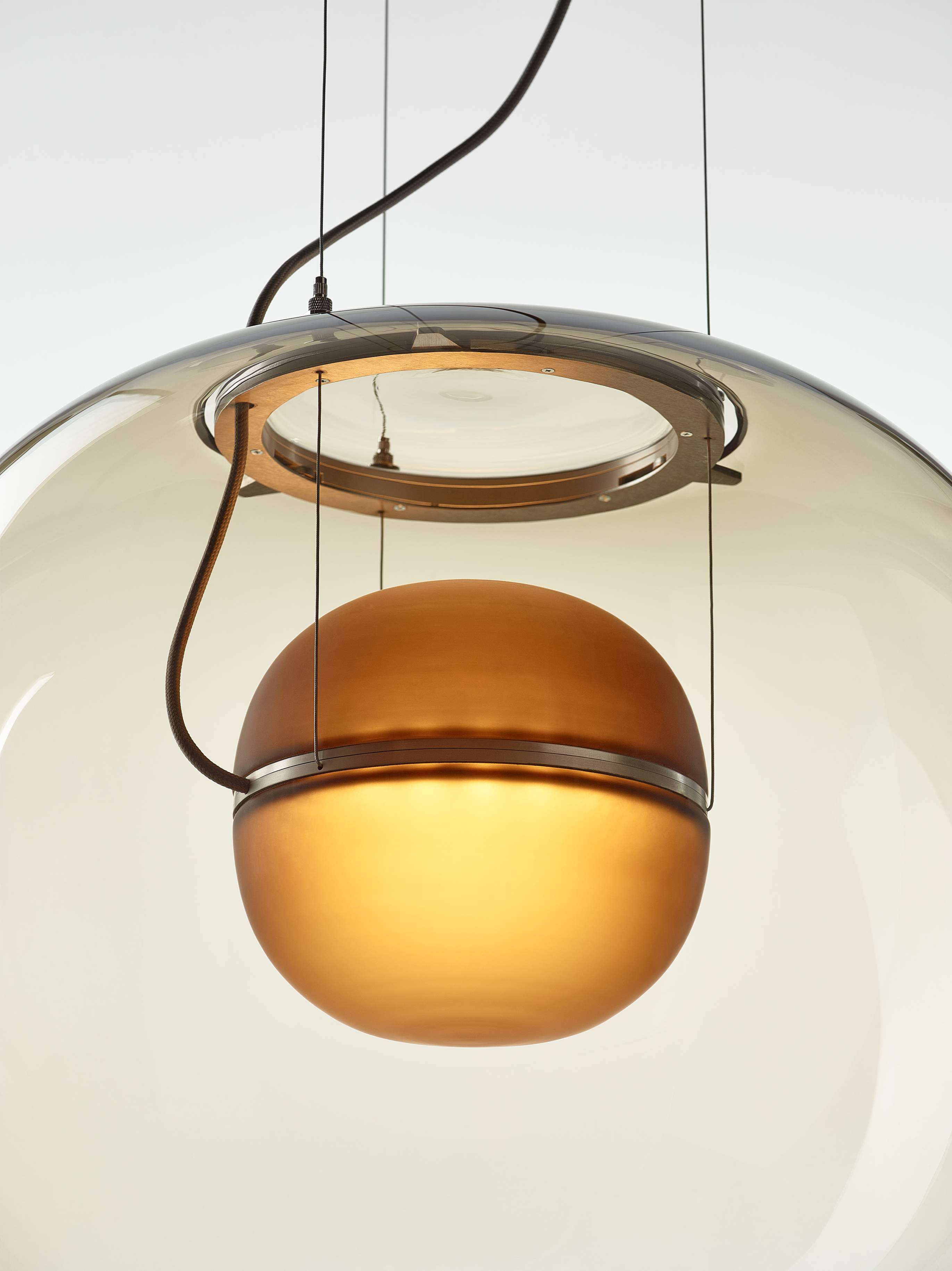 Lampa wisząca BIG ONE dmuchane szkło