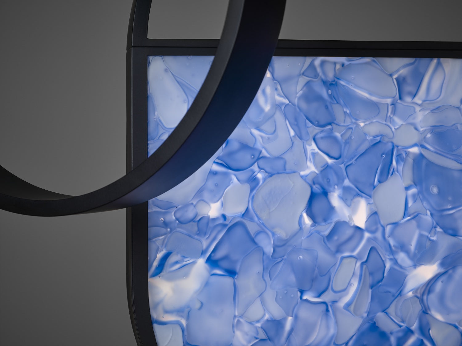 Lampa wisząca GEOMETRIC OVAL 1/3 szkło błyszczące Brokisglass