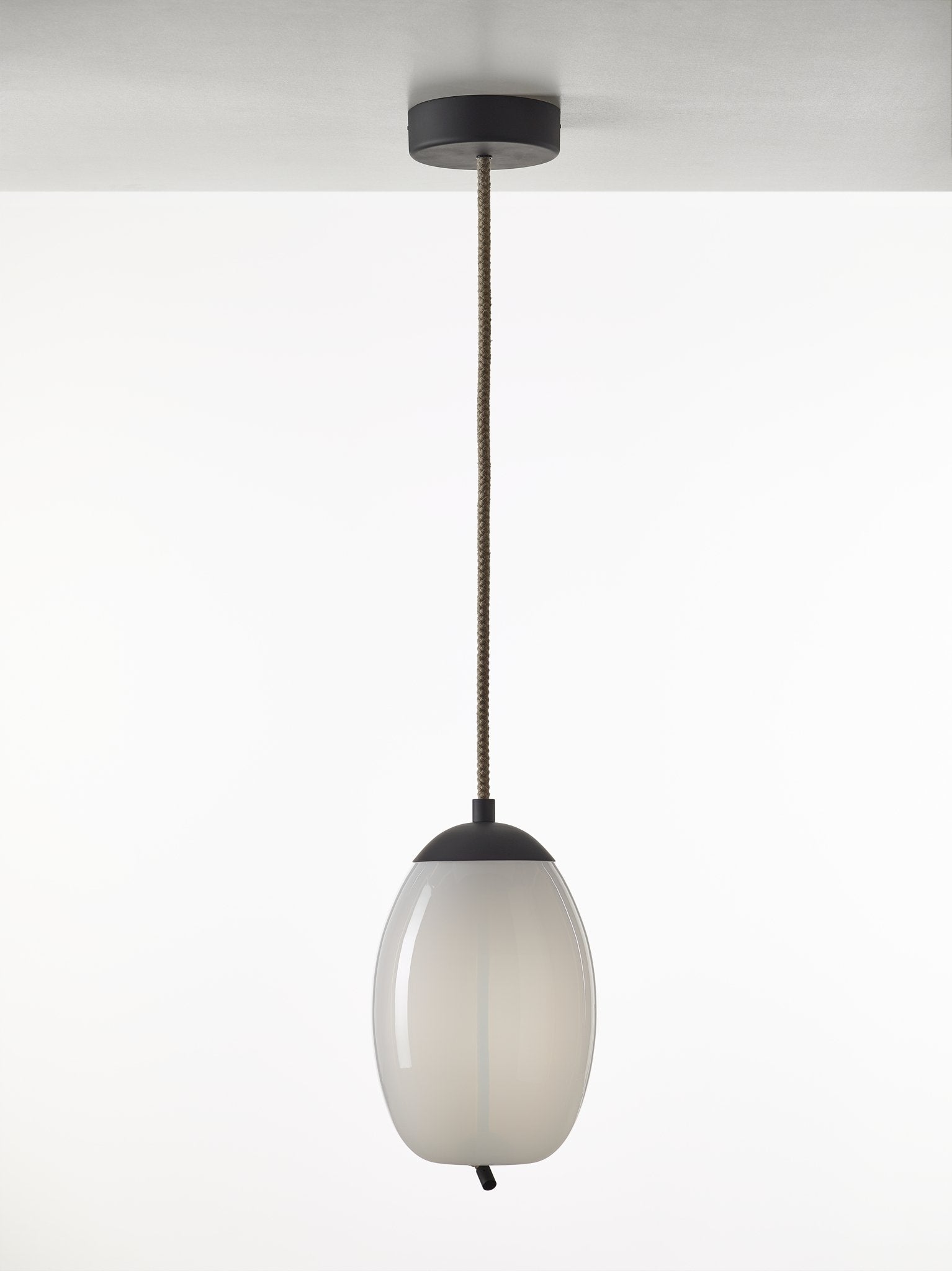 Lampa wisząca KNOT - UOVO szklana