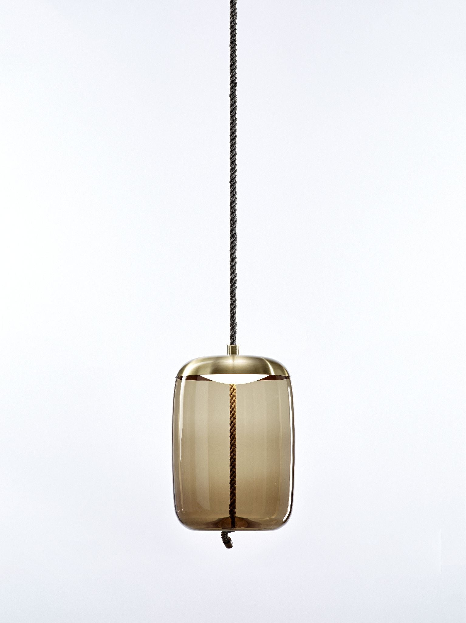 Lampa wisząca KNOT - CILINDRO szklana