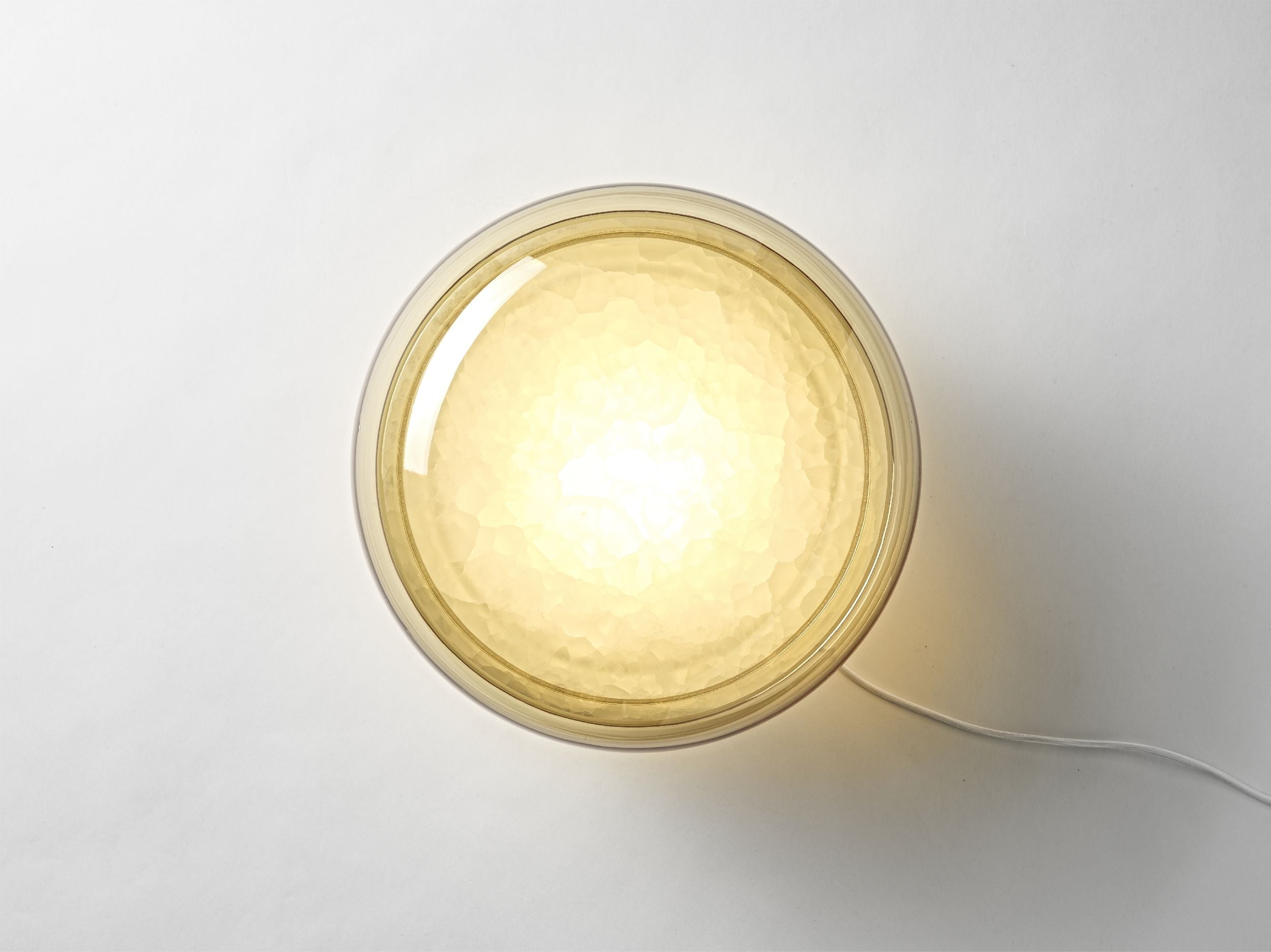 Lampa stołowa MACARON M dmuchane szkło z onyksem