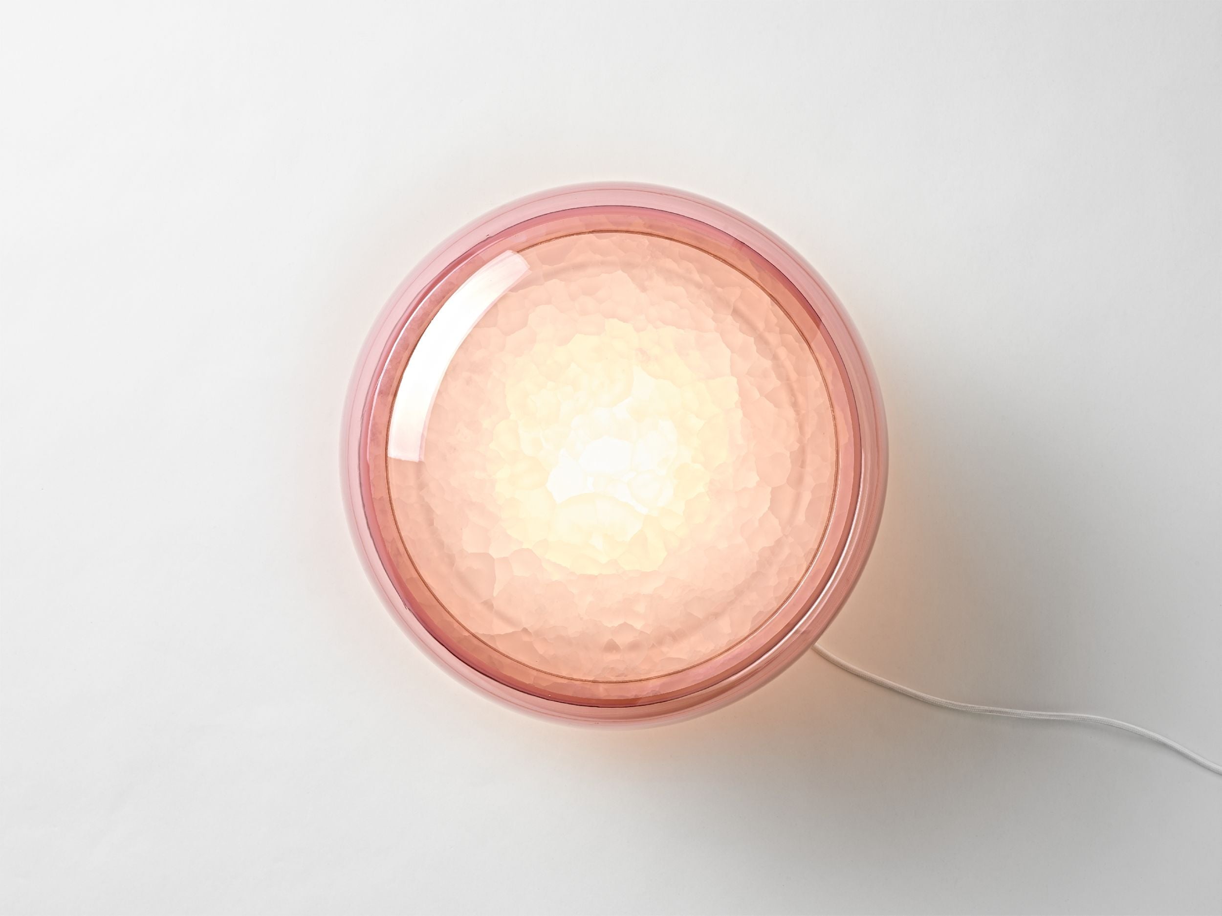 Lampa stołowa MACARON M dmuchane szkło z onyksem
