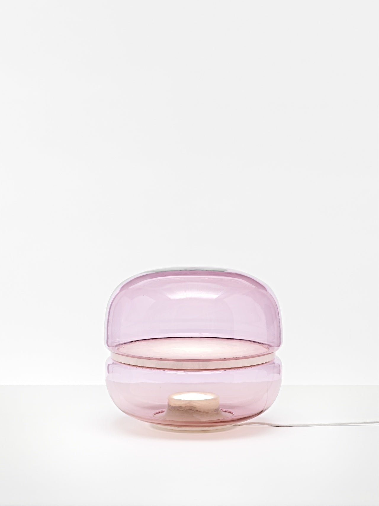 Lampa stołowa MACARON M dmuchane szkło z onyksem