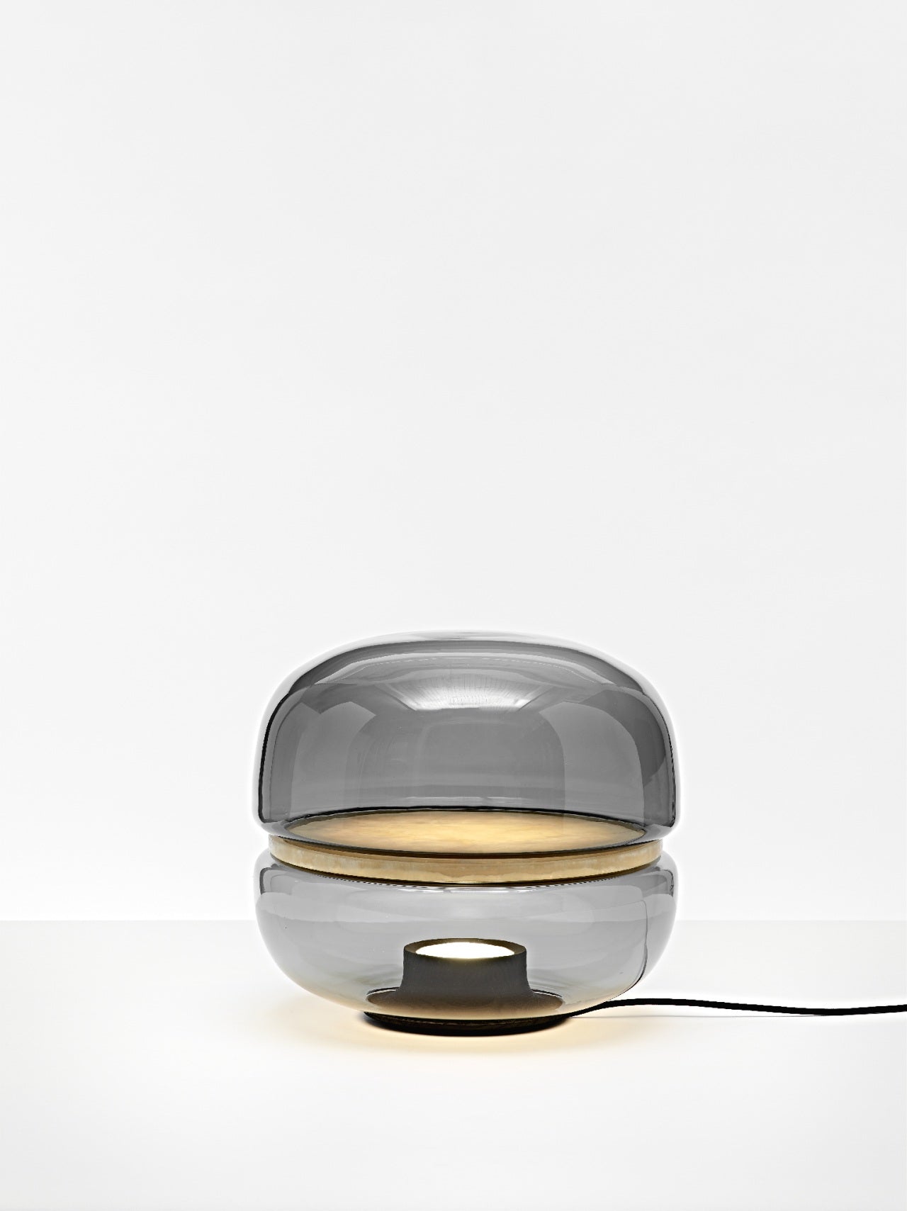 Lampa stołowa MACARON M dmuchane szkło z onyksem