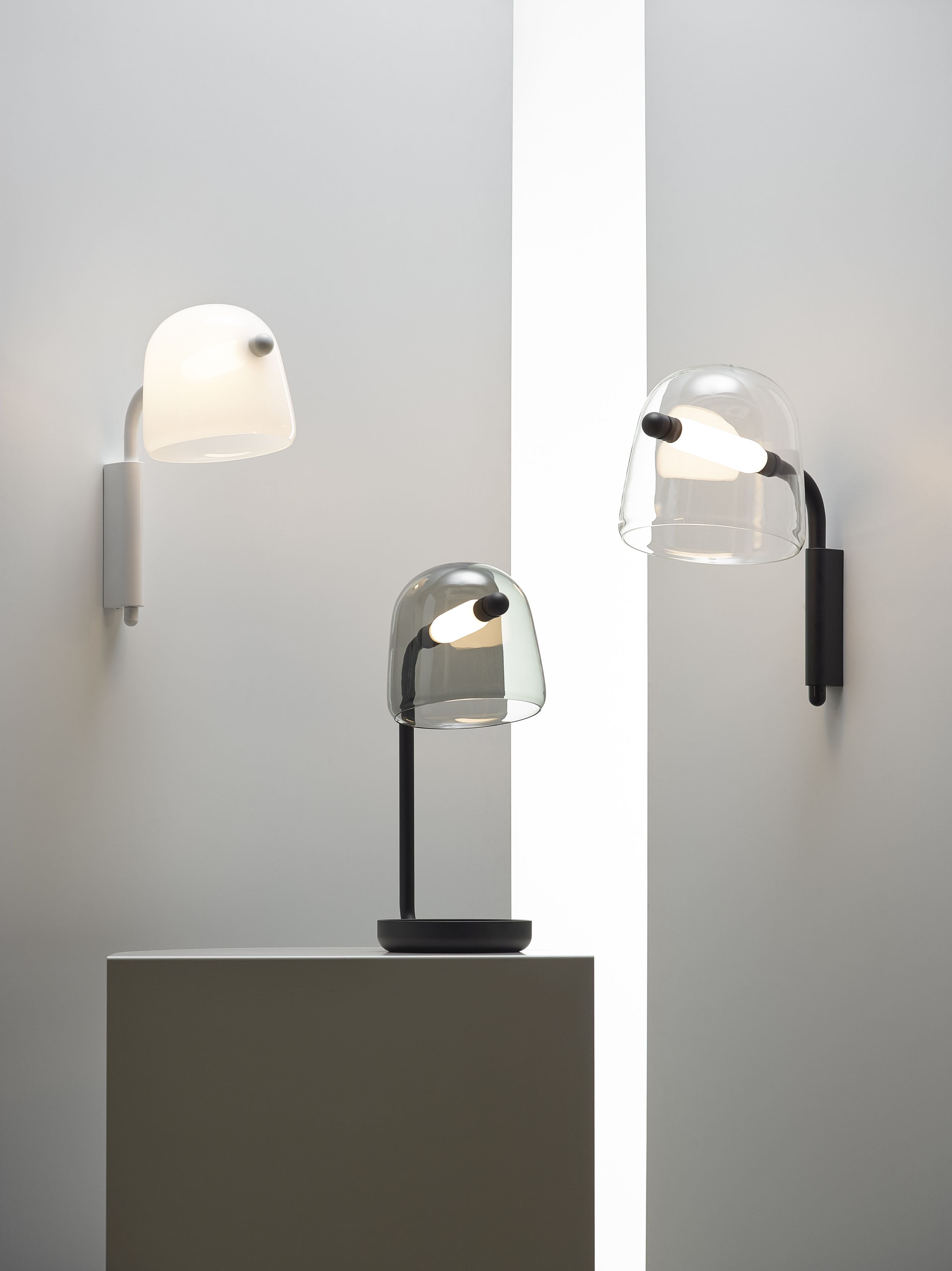 Lampa ścienna MONA kremowa podstawa