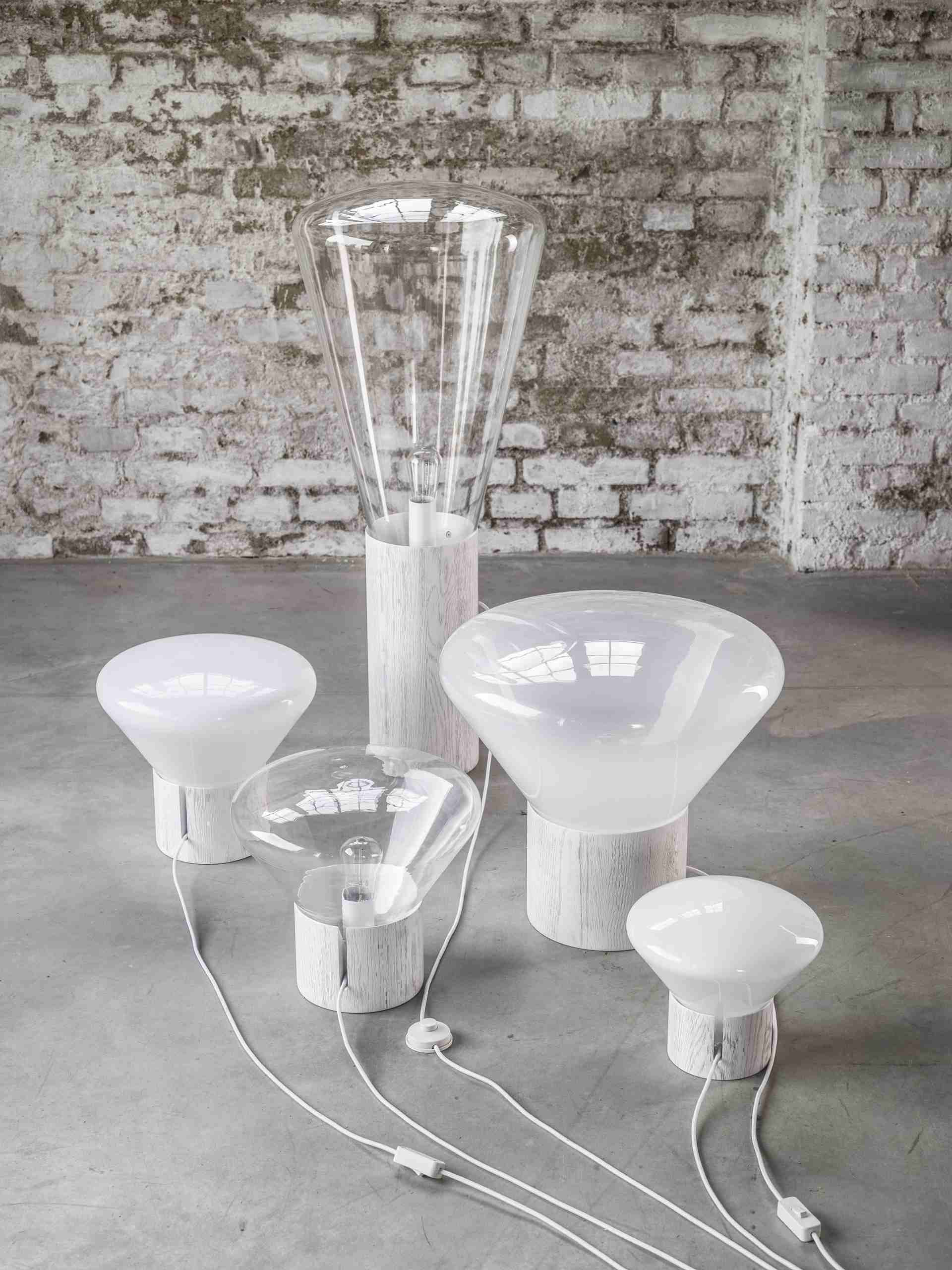 Lampa MUFFINS dmuchane szkło