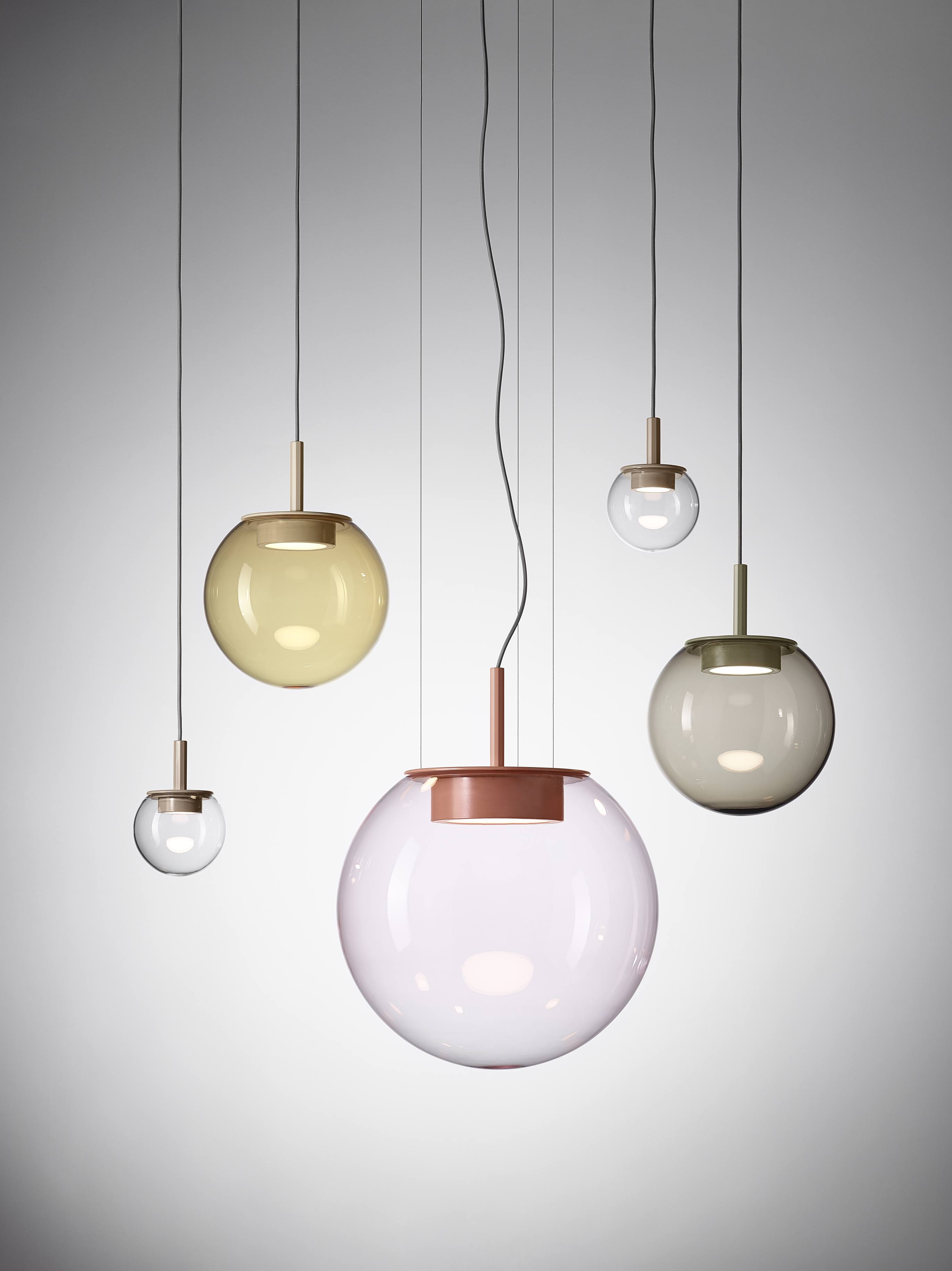 Lampa wisząca ORBIS dmuchane szkło
