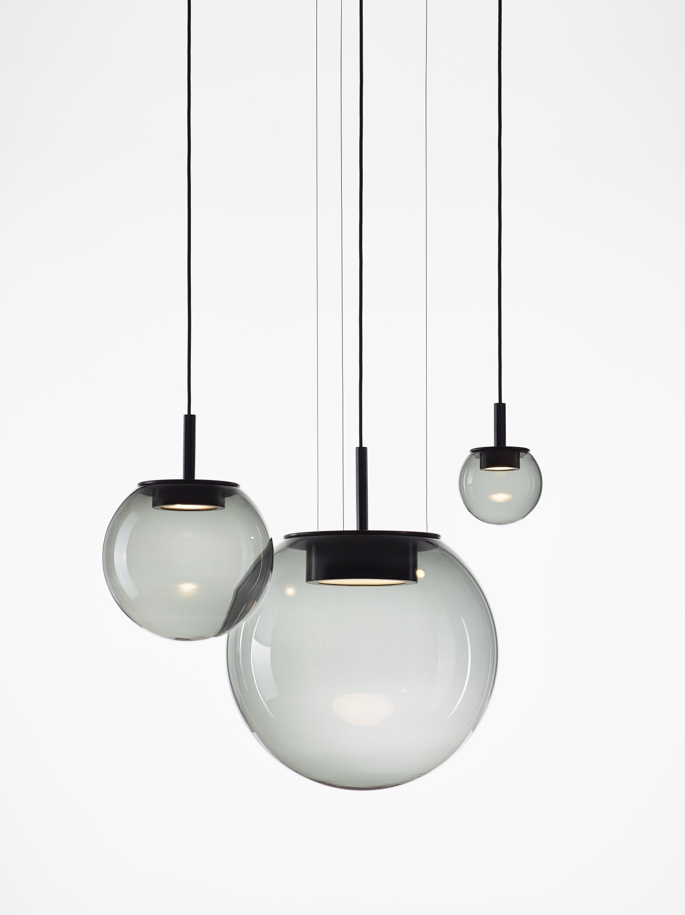 Lampa wisząca ORBIS dmuchane szkło