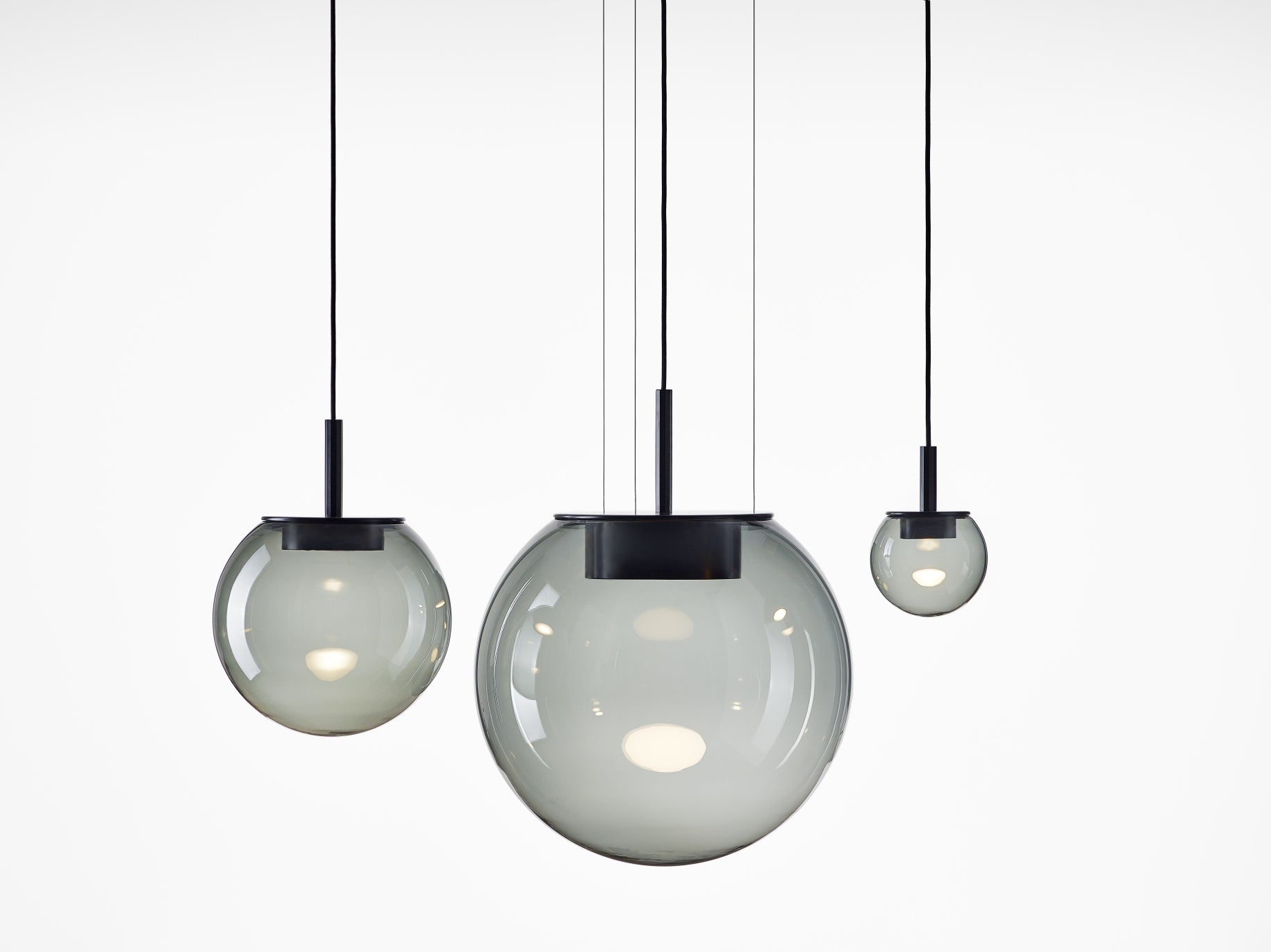 Lampa wisząca ORBIS dmuchane szkło