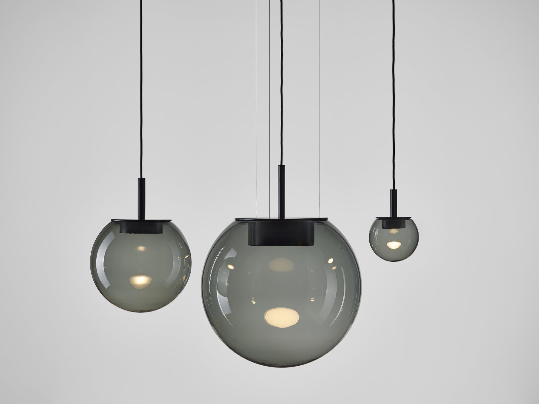Lampa wisząca ORBIS dmuchane szkło