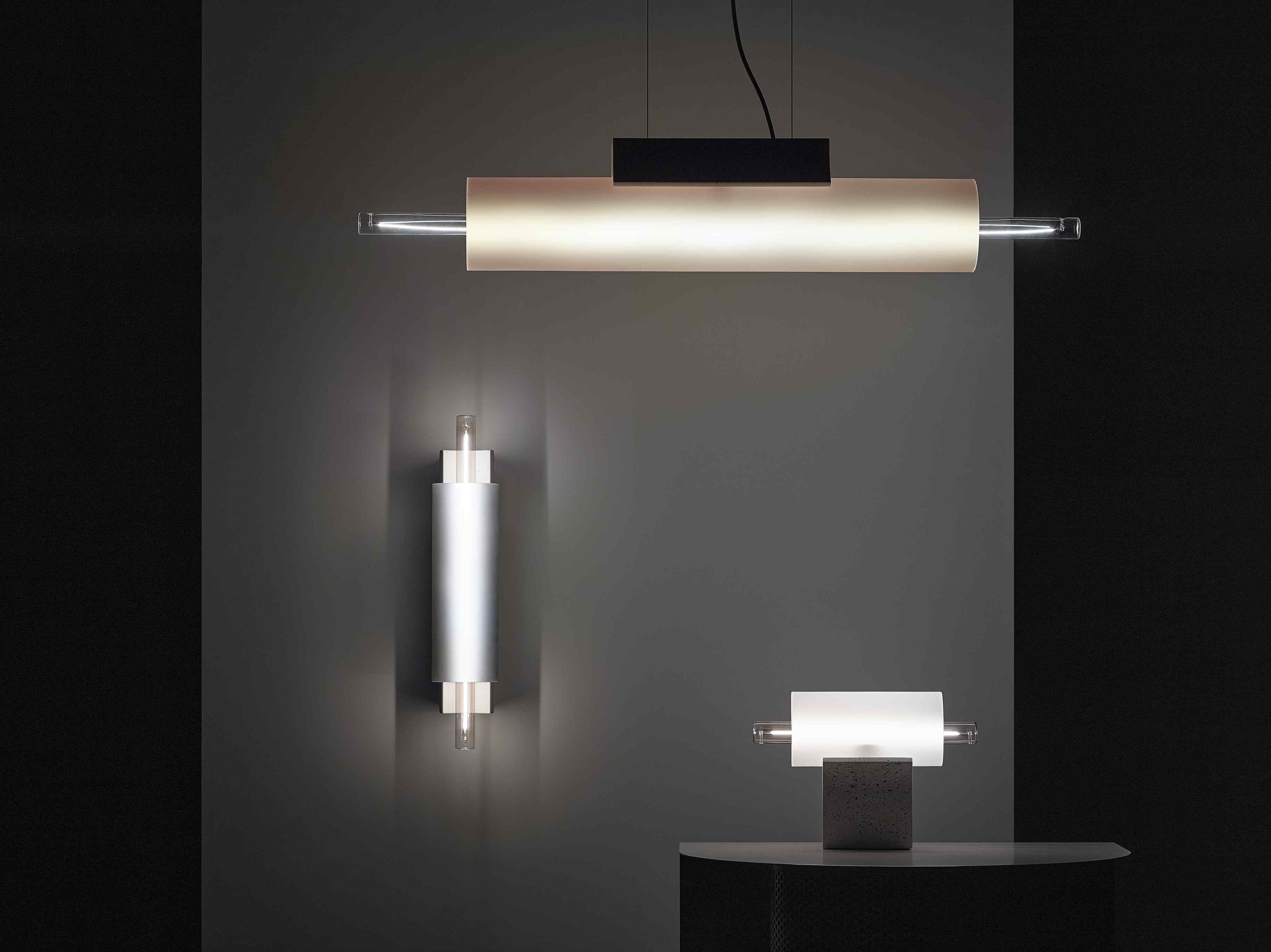 Lampa ścienna OVERLAY beton